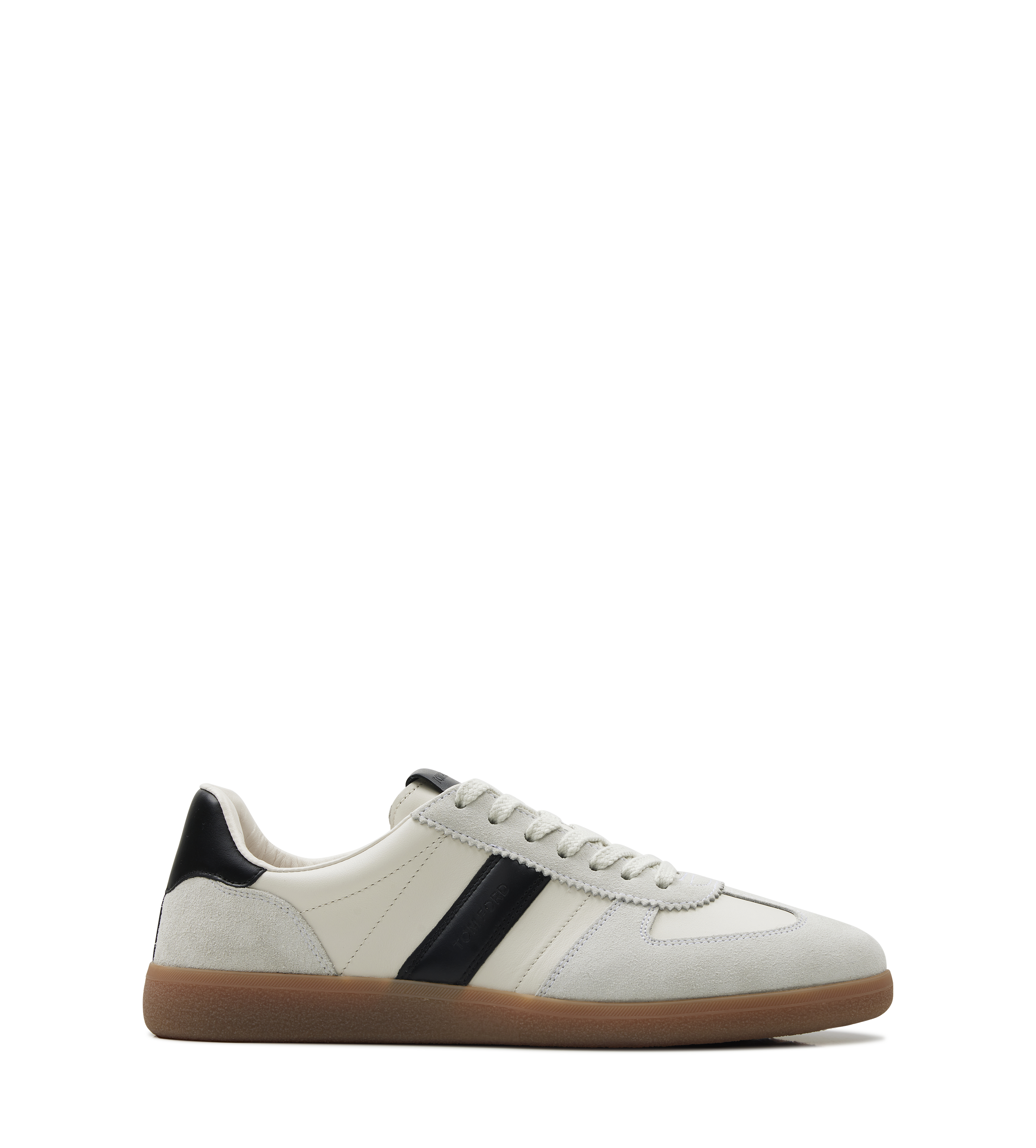 Tom Ford Archer Leather Sneakers in White