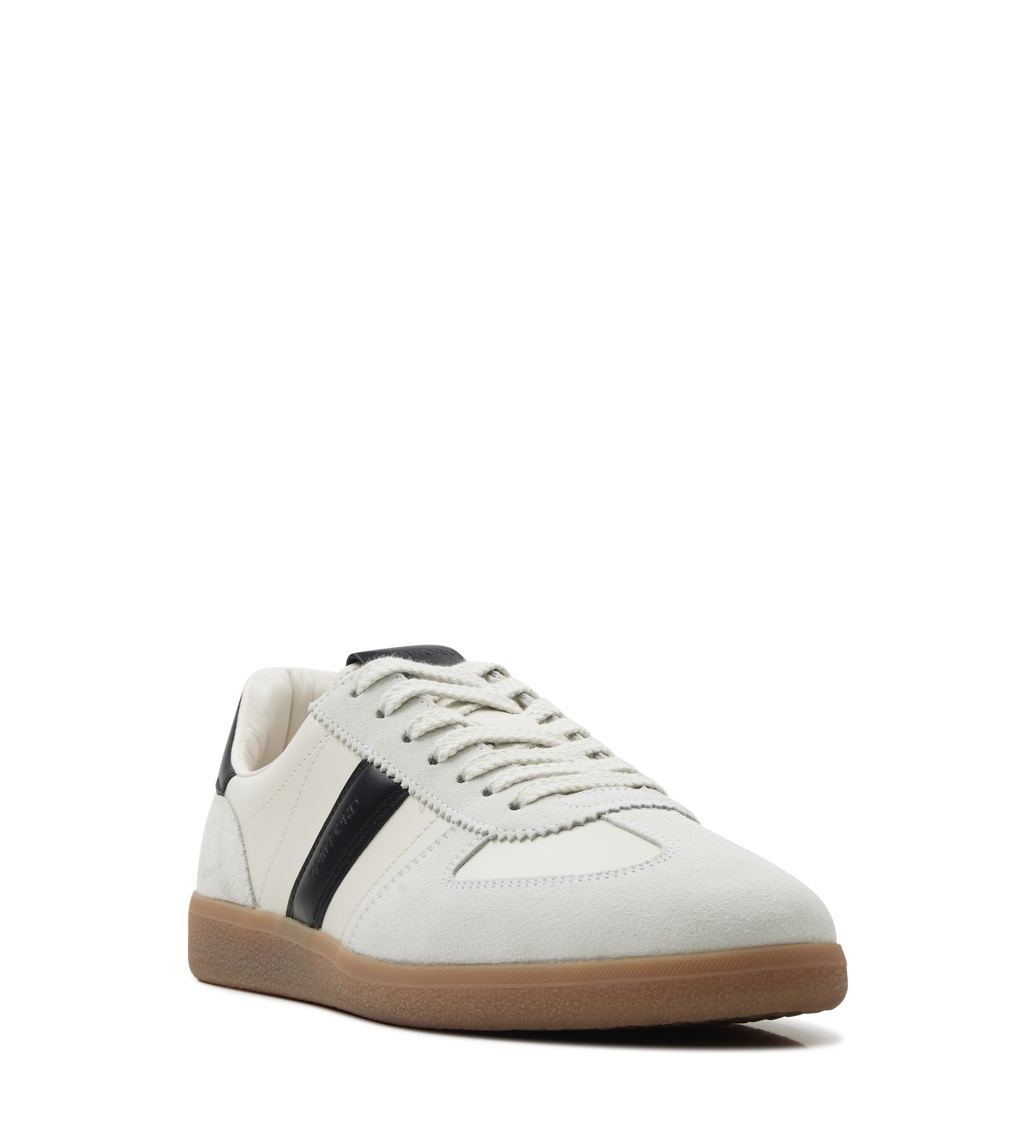 Tom Ford Archer Leather Sneakers in White