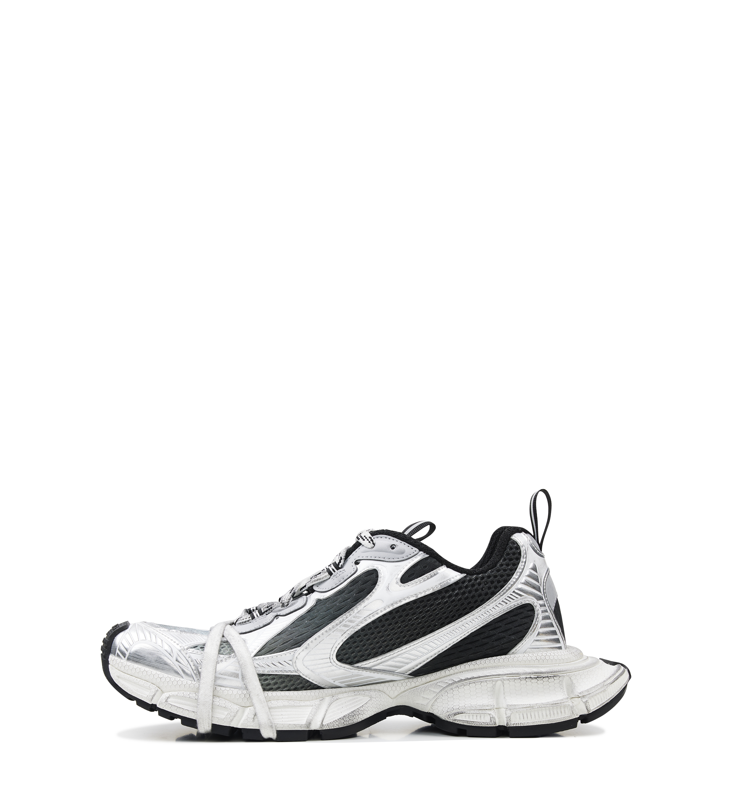 Balenciaga 3XL Gradient Sneakers in Silver-Tone