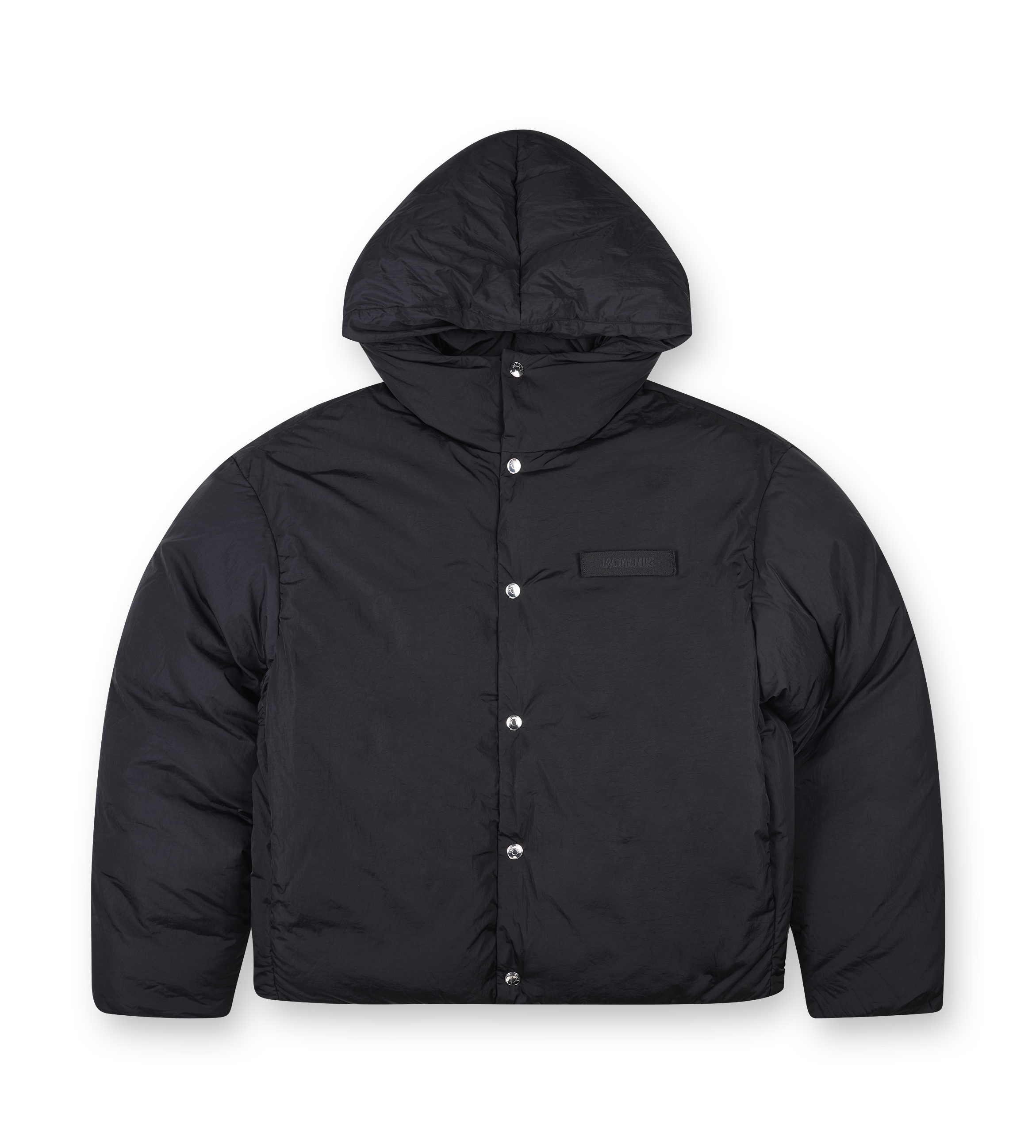 Jacquemus Hooded Down Jacket in Black