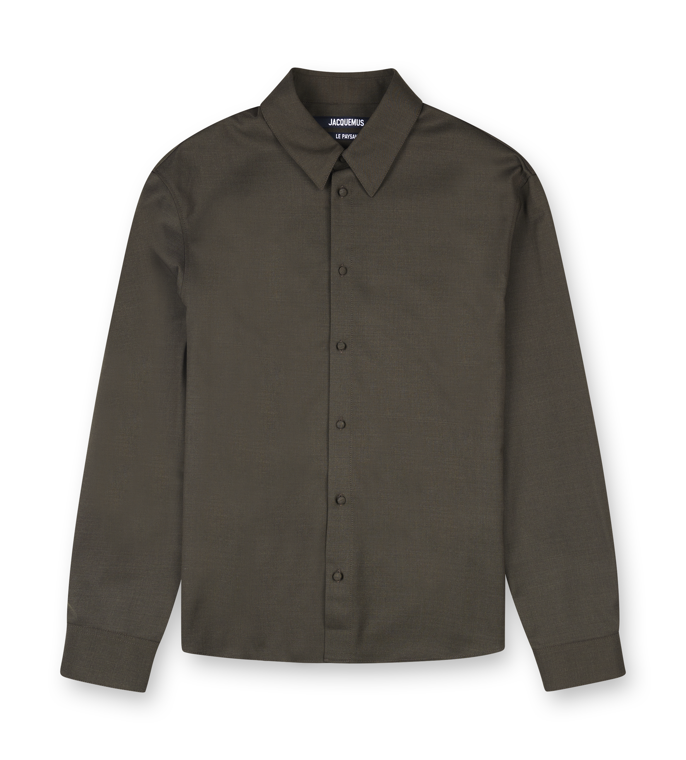 Jacquemus The Mondani Shirt in Dark Khaki