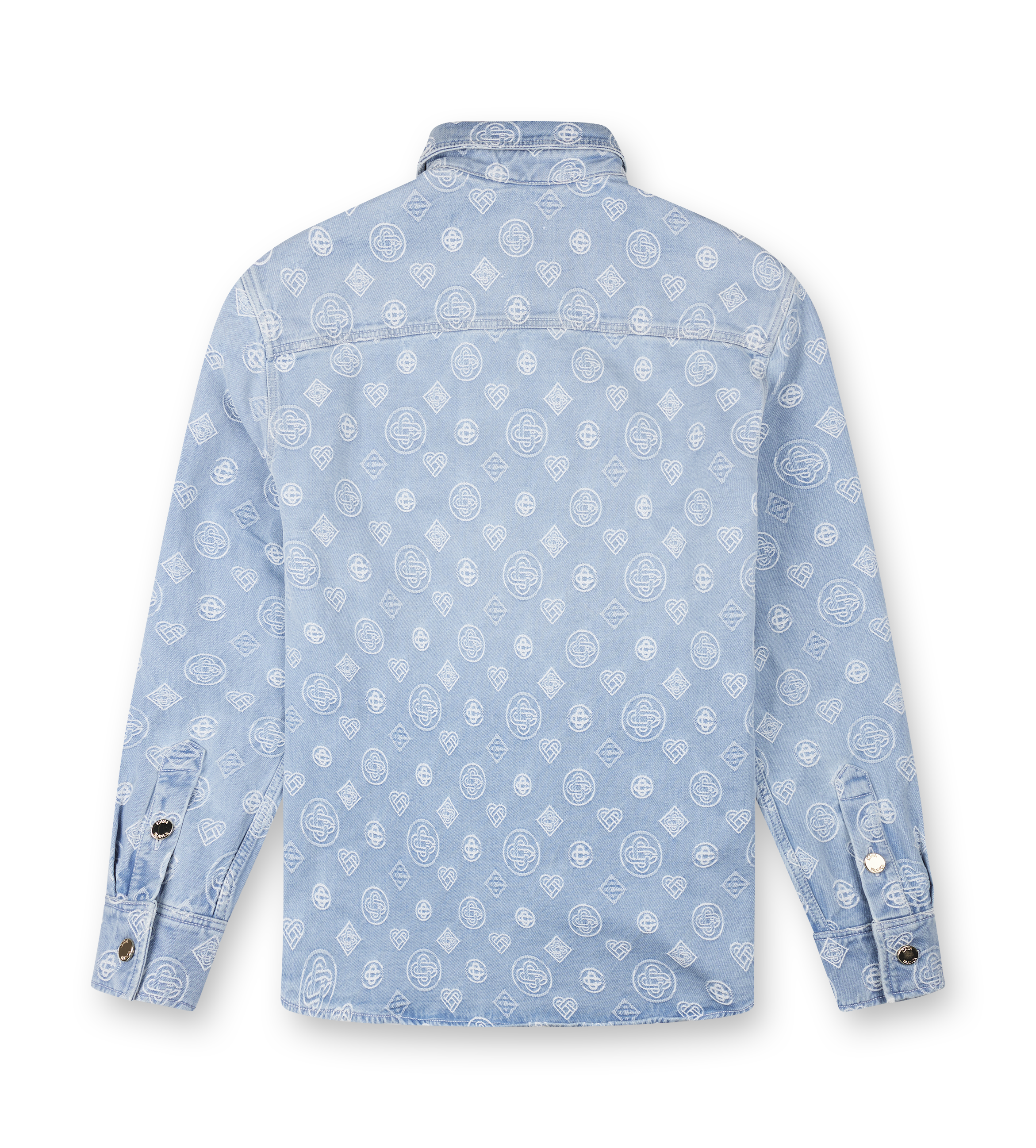 Casablanca Denim Monogram Shirt in Blue