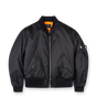 Re-Nylon Bomber Jacket in Black