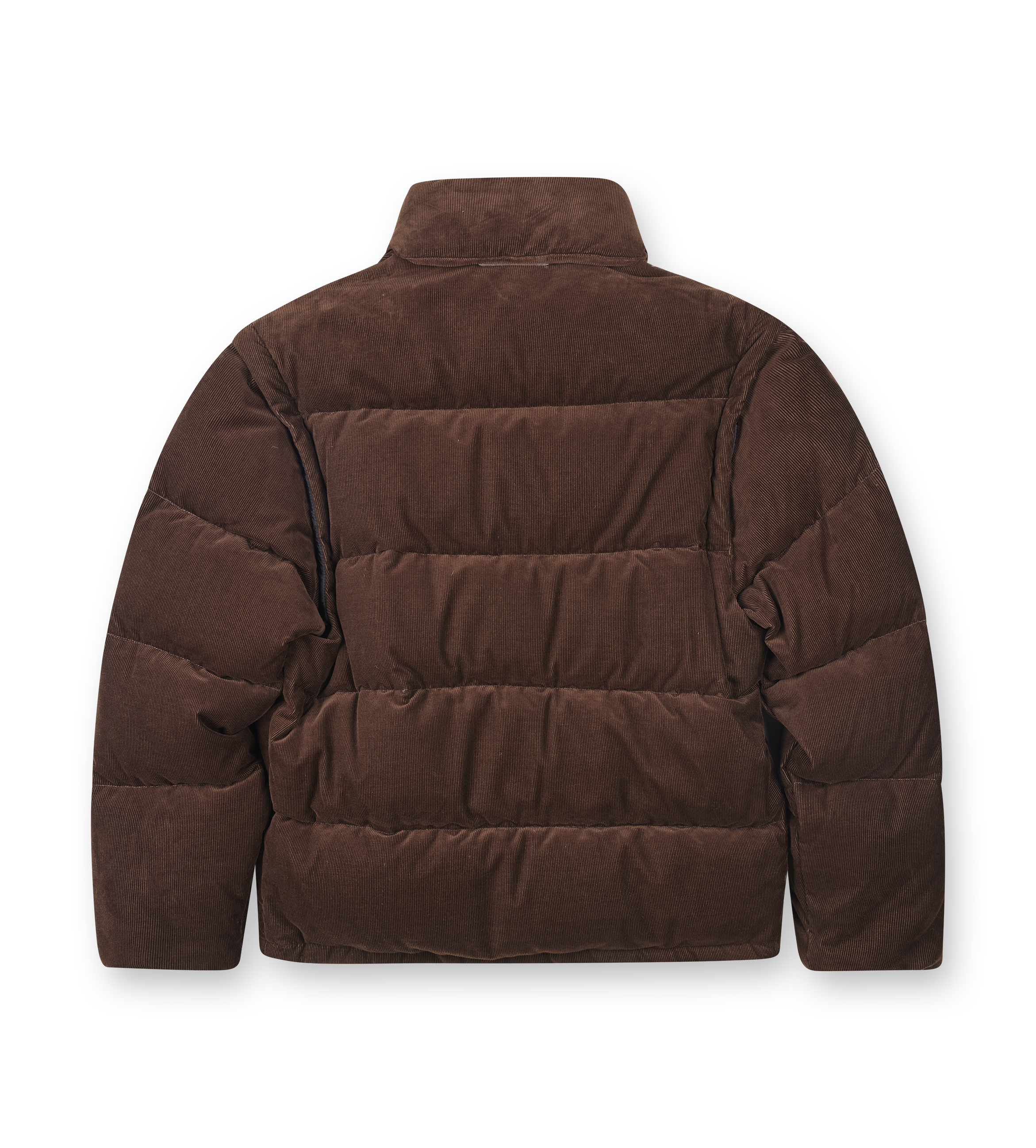 Prada Medium-Weight Corduroy Down Jacket in Brown