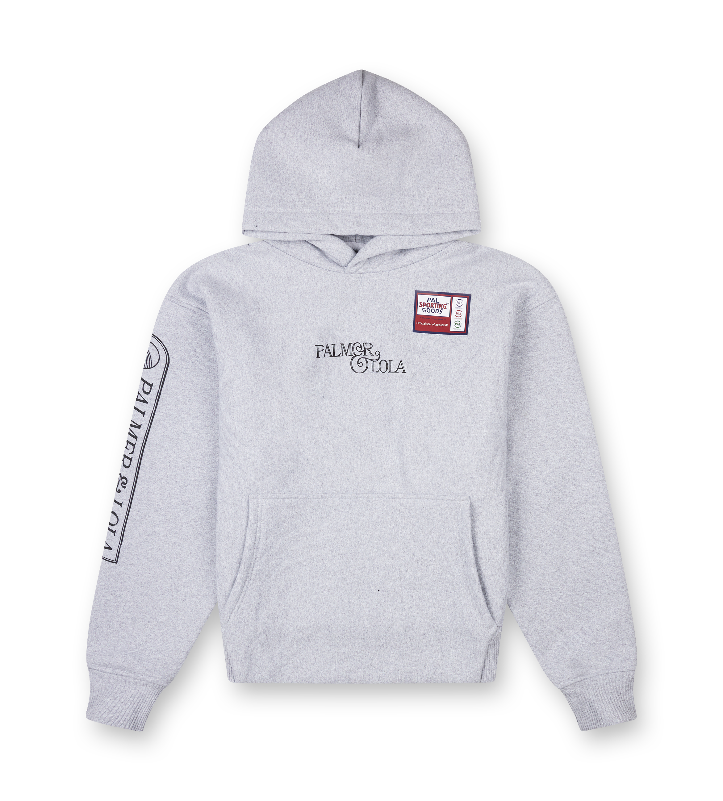 Pal Sporting Goods Wolds Hoody in Light Grey Marl