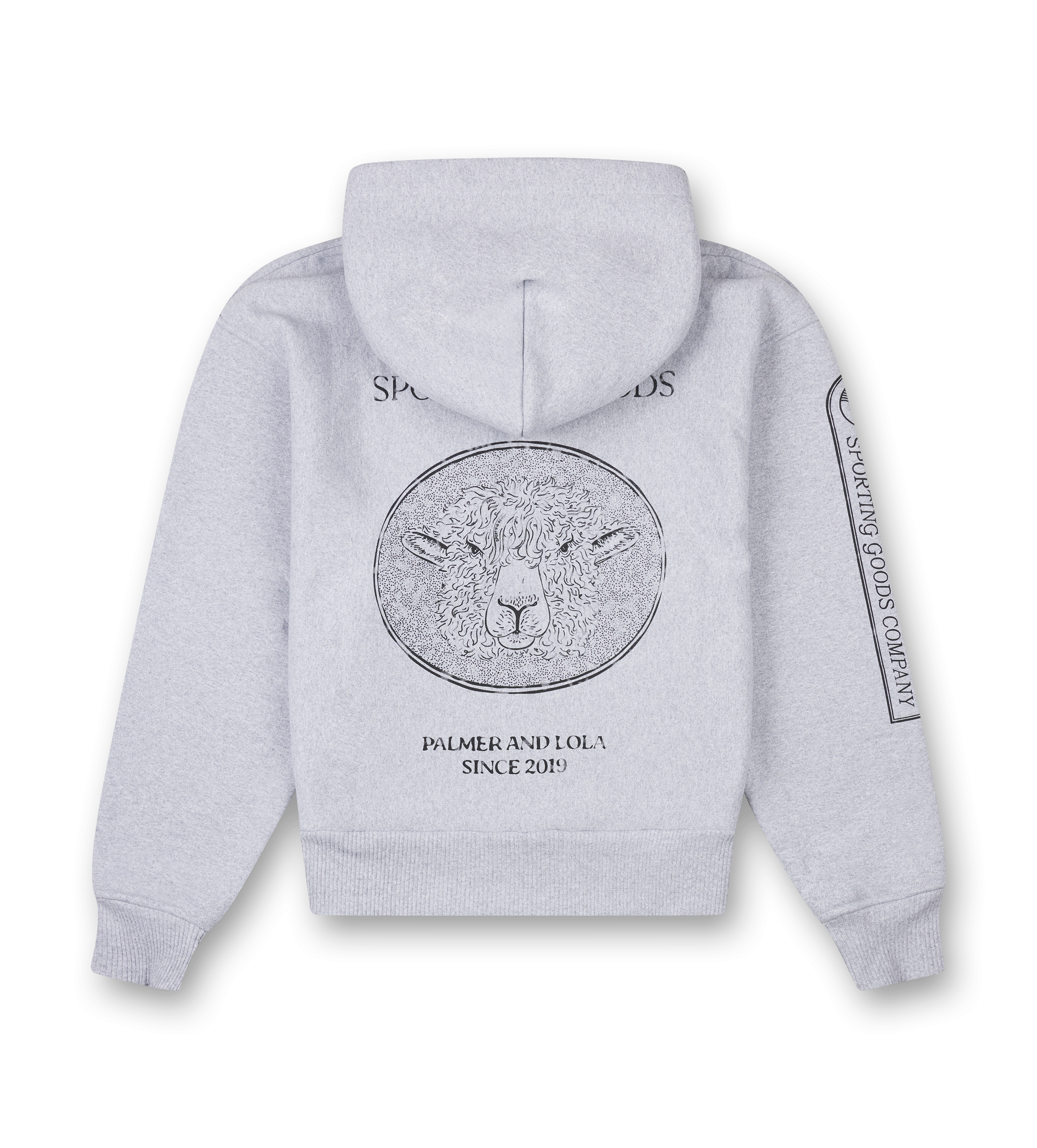 Pal Sporting Goods Wolds Hoody in Light Grey Marl