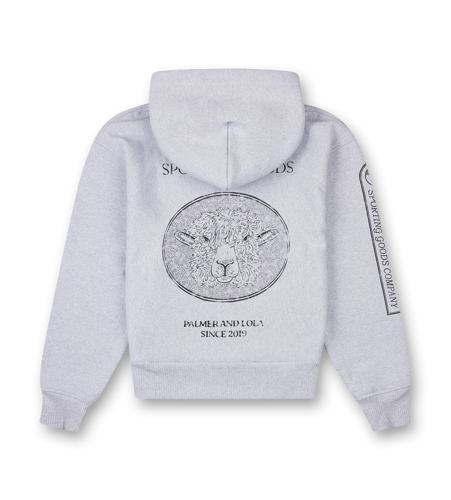 Pal Sporting Goods Wolds Hoody in Light Grey Marl