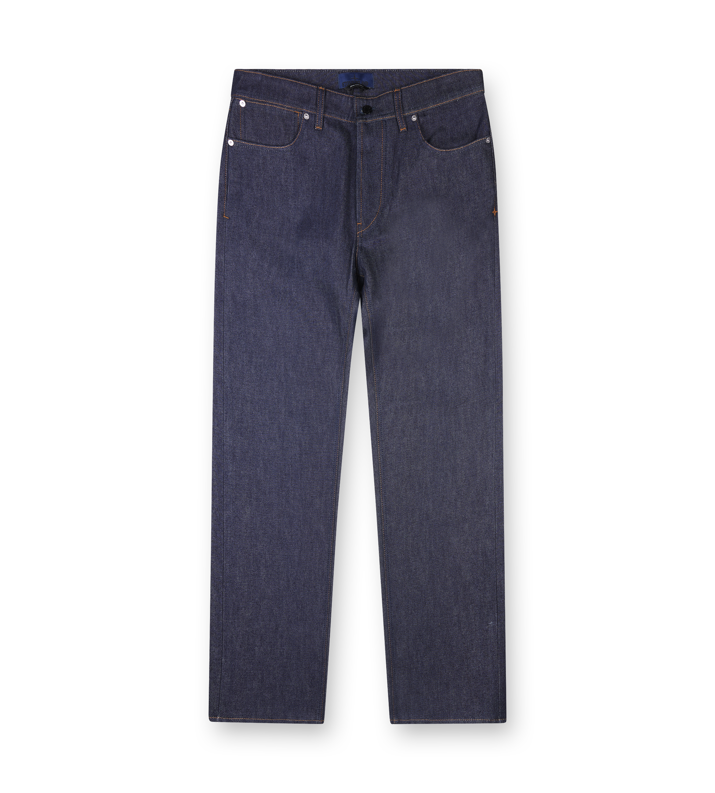 Stone Island Indigo Denim-Raw Jeans in Blue raw