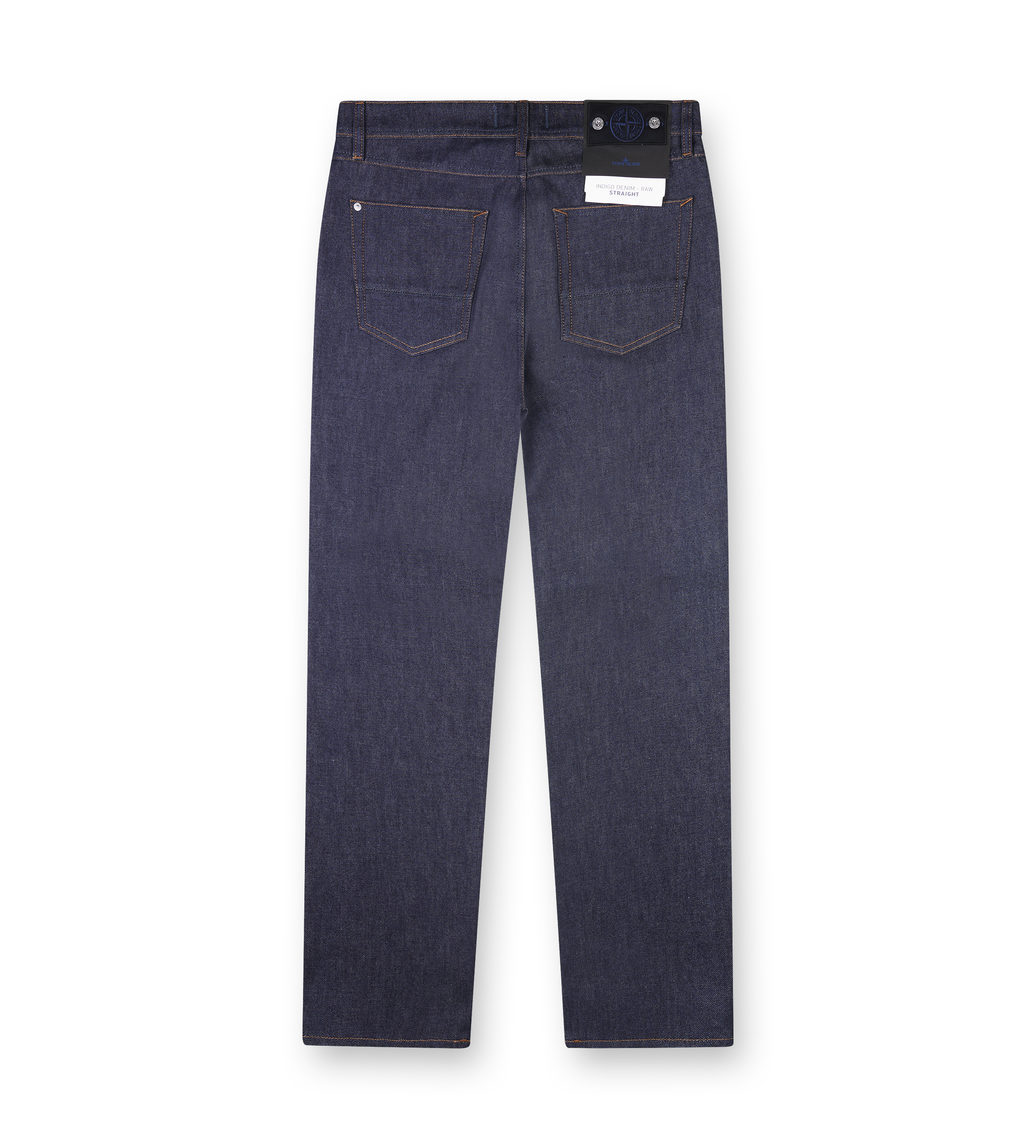 Stone Island Indigo Denim-Raw Jeans in Blue raw