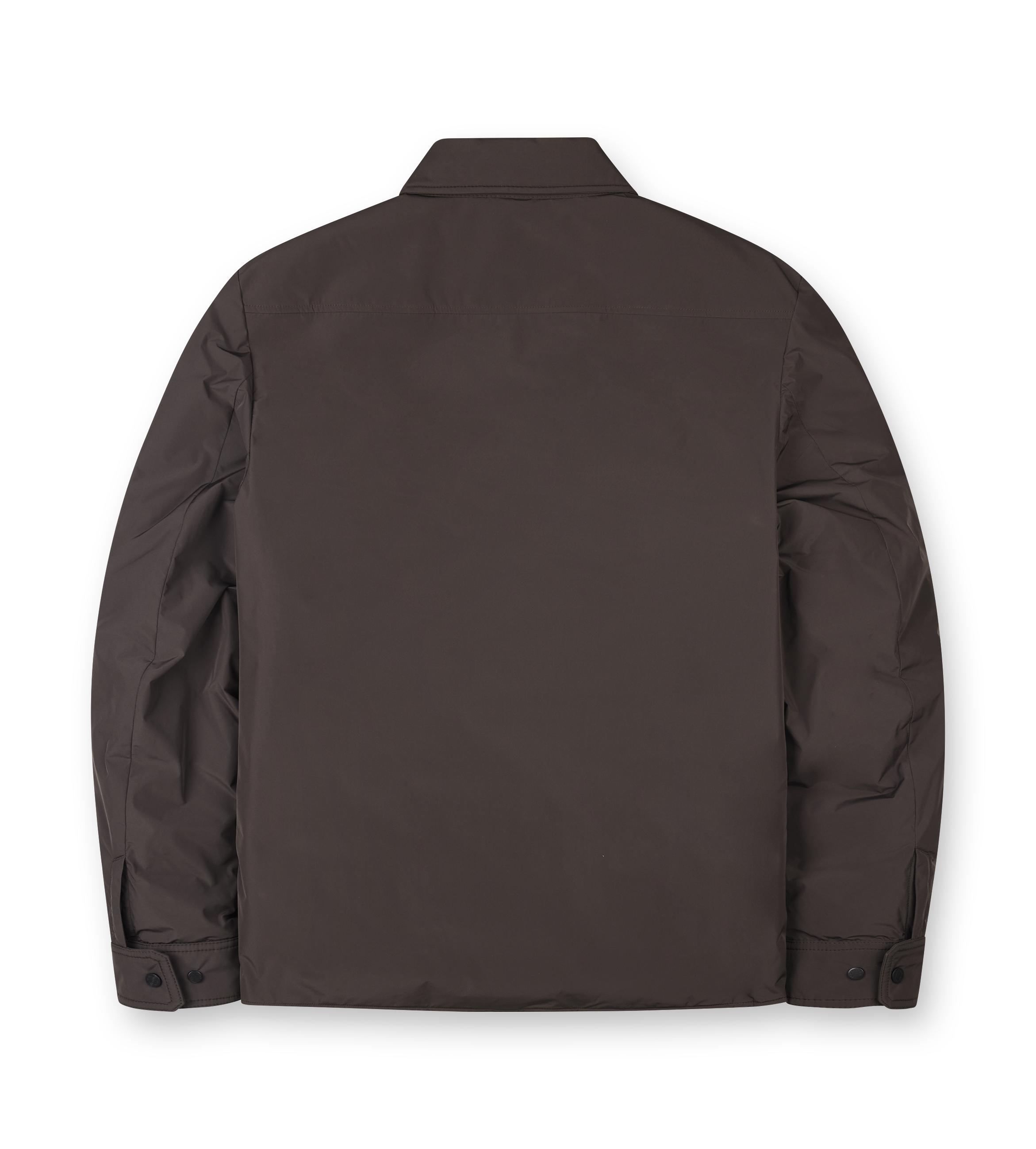 Moncler Gascogne Down Shirt Jacket in Brown