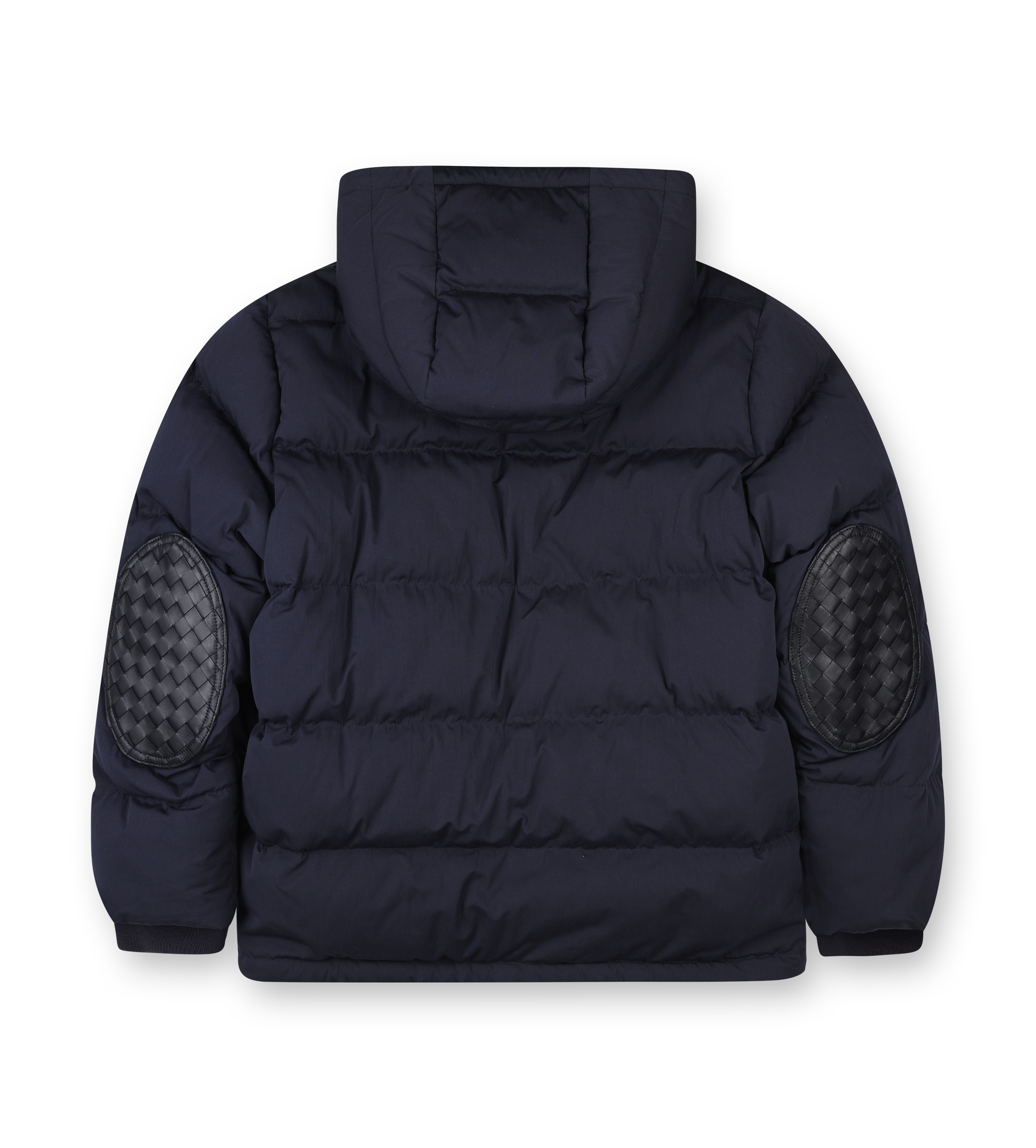 Bottega Veneta Tech Cotton Padded Jacket in Navy Blue