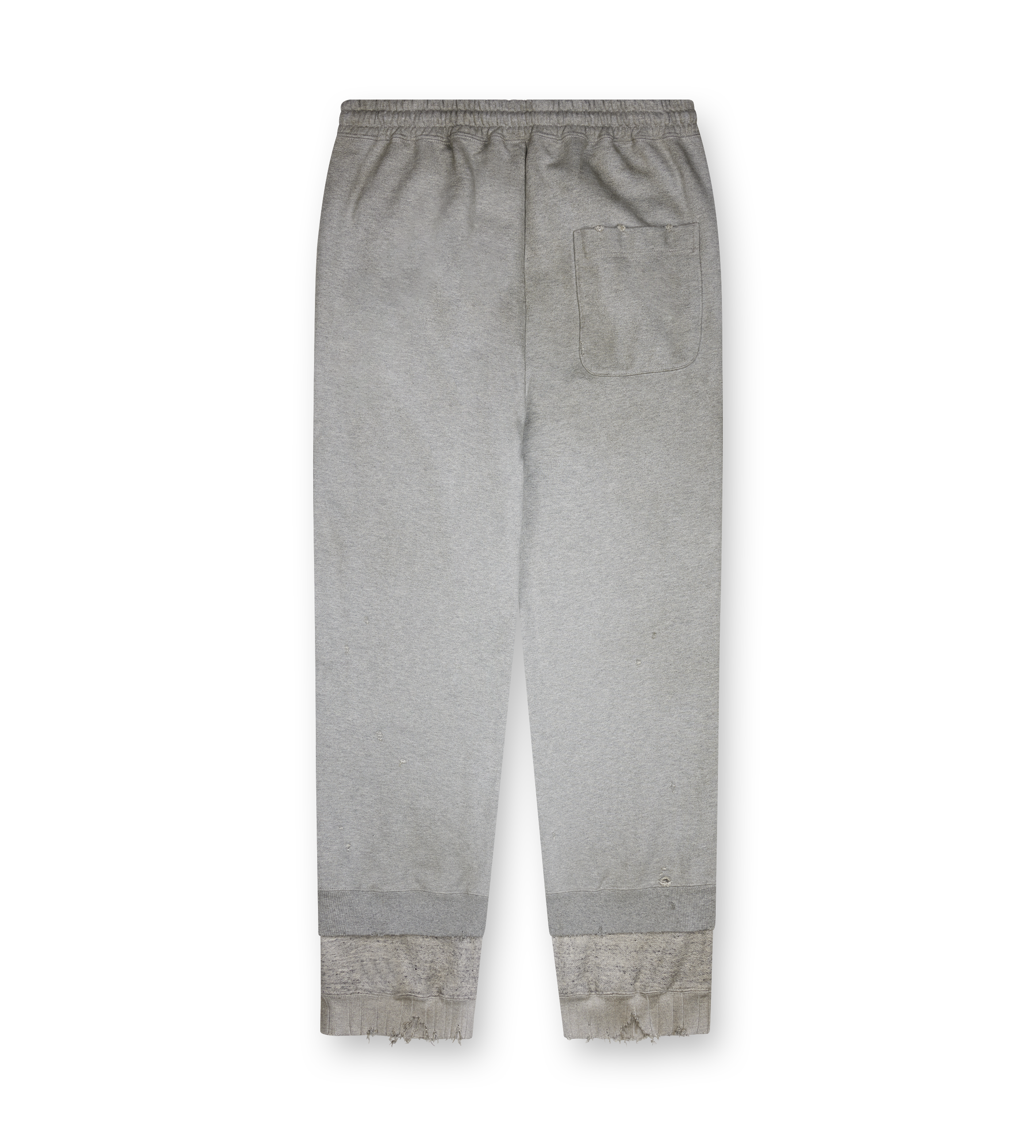 Maison Mihara Yasuhiro Distressed Hem Trousers in Grey
