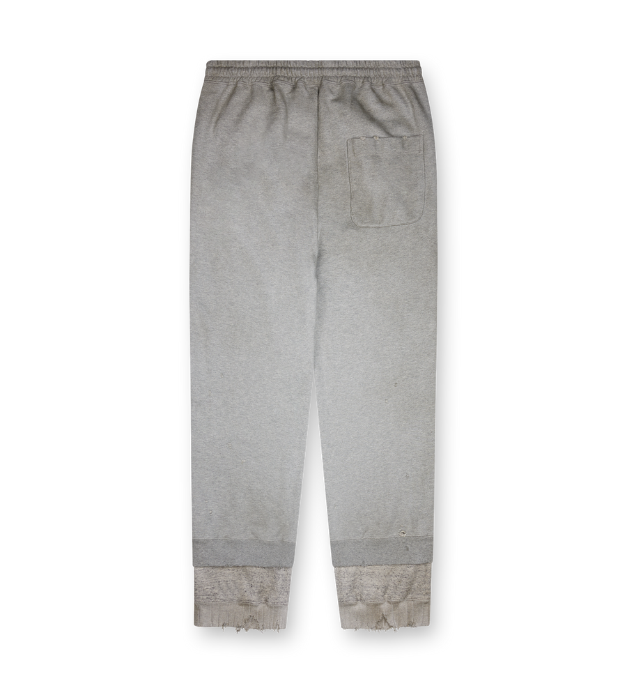 Maison Mihara Yasuhiro Distressed Hem Trousers in Grey