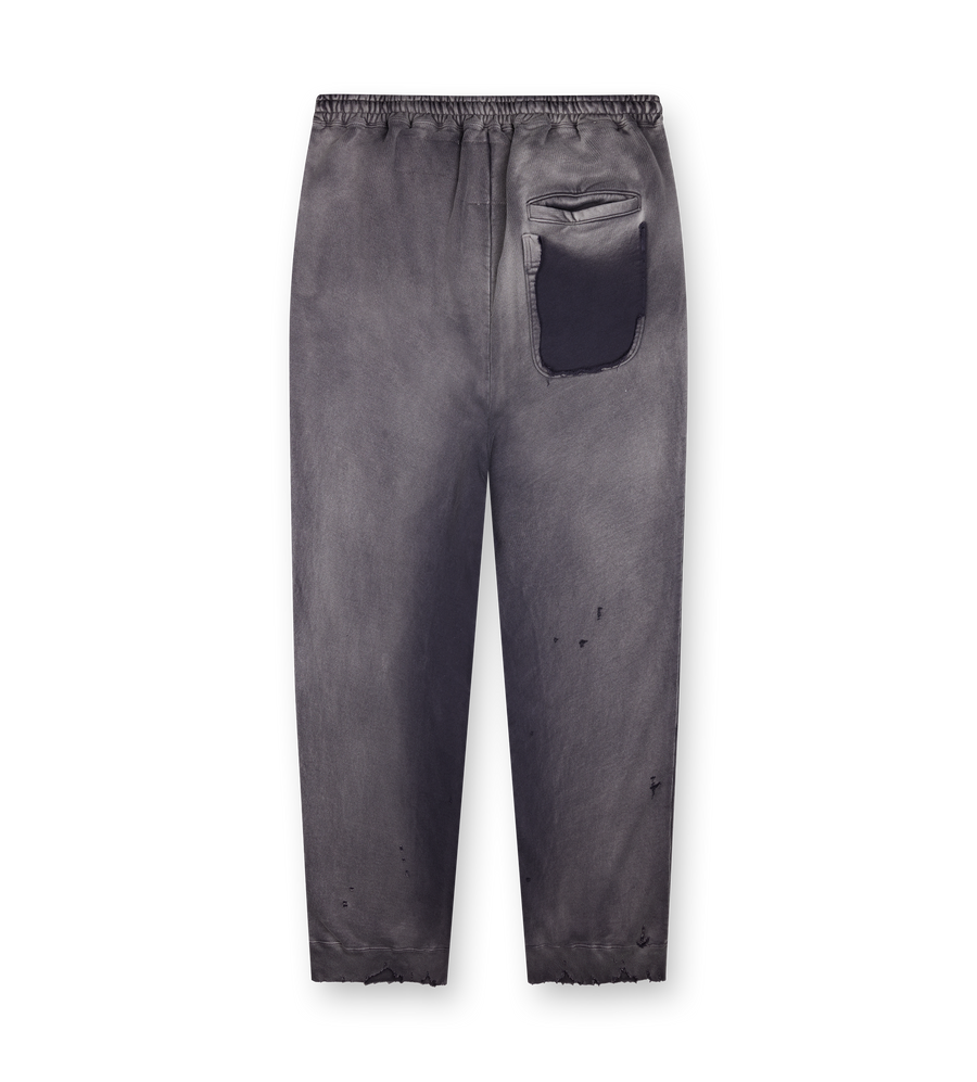 Maison Mihara Yasuhiro Sun Faded Like Sweat Pants in Black