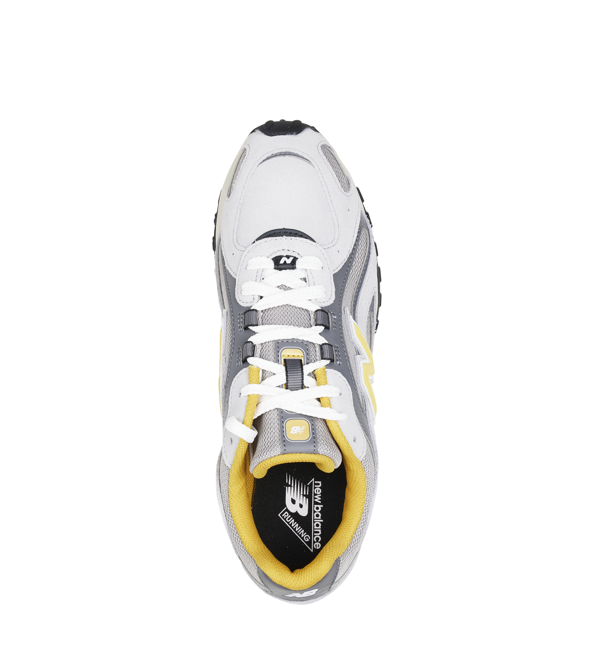 New Balance 2004L Sneakers in Grey and Yellow