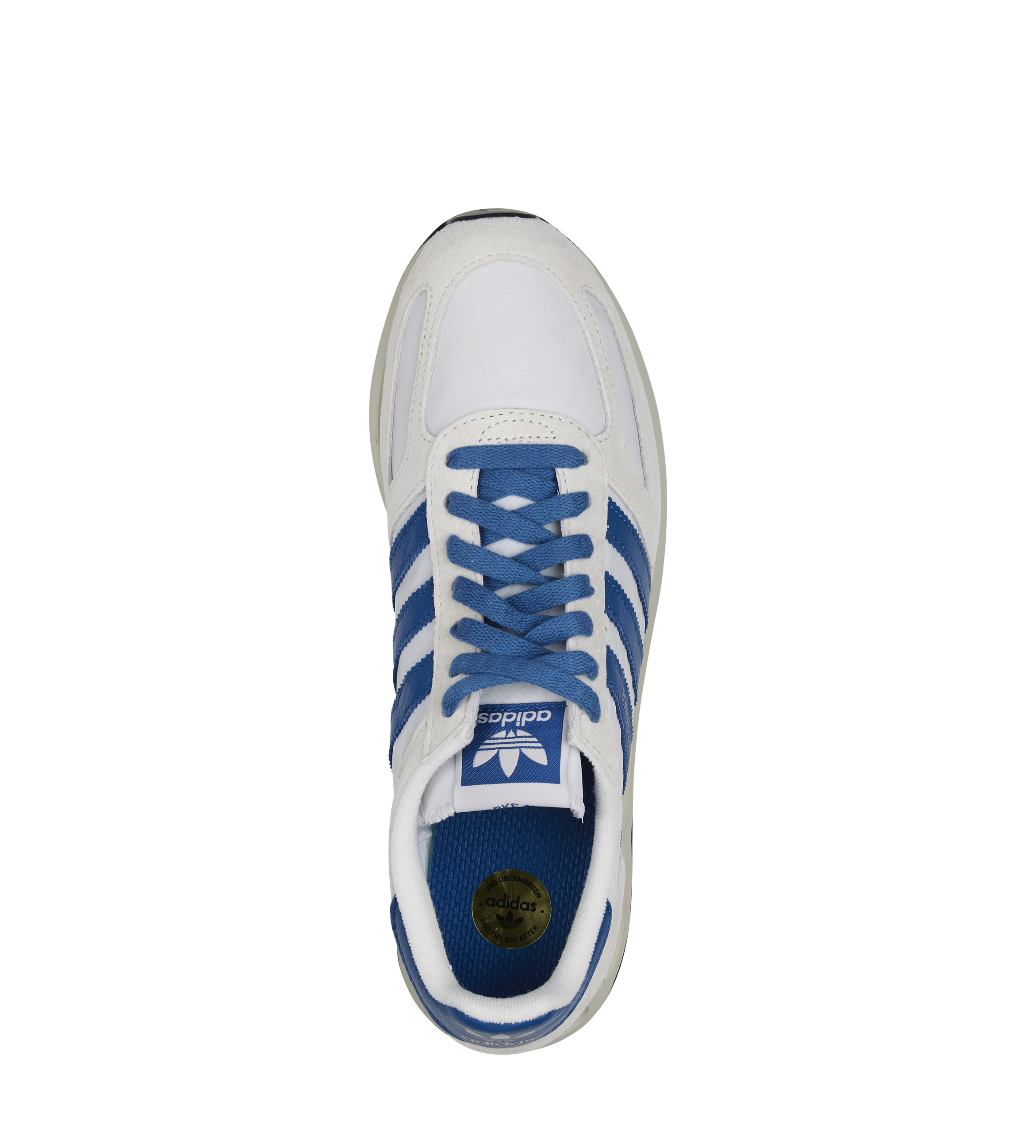 Adidas LA Trainer OG Sneakers in Crystal White / Dark Marine