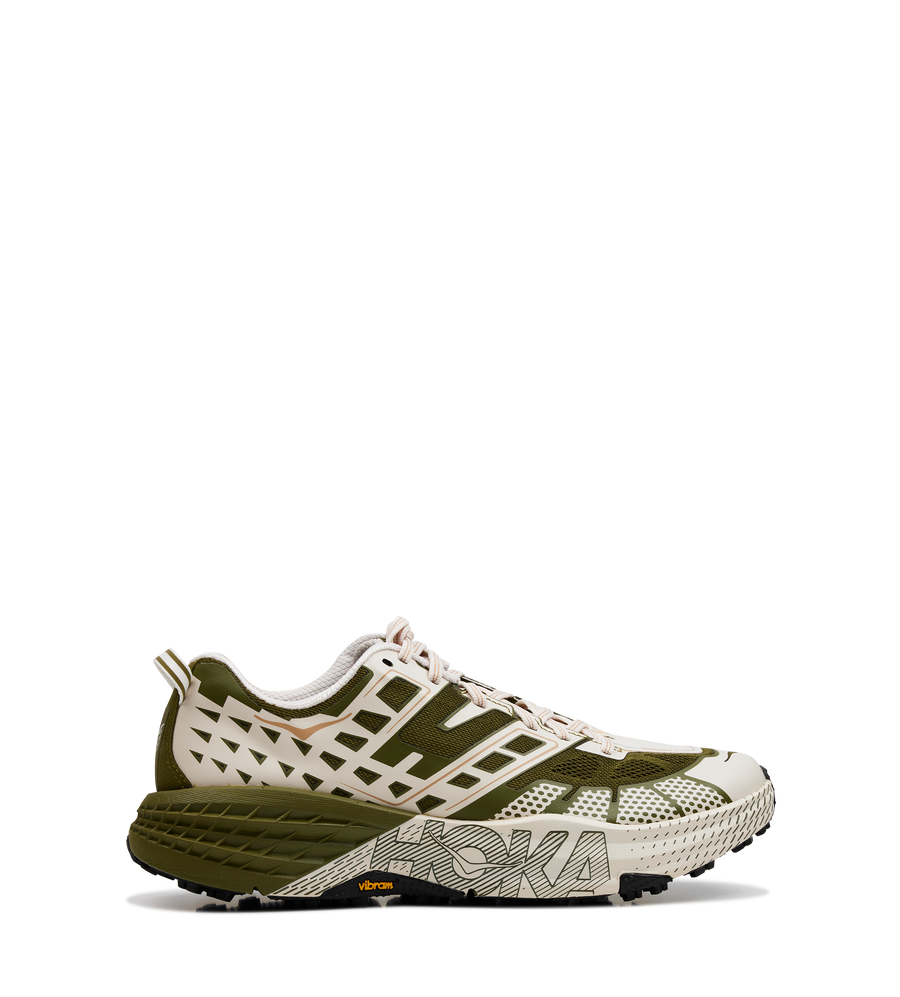 HOKA Speedgoat 2 Sneakers in Moss Green / Rose Cream