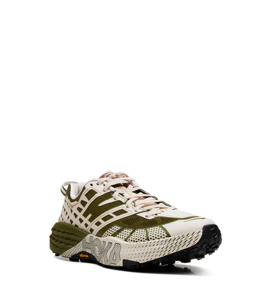 HOKA Speedgoat 2 Sneakers in Moss Green / Rose Cream