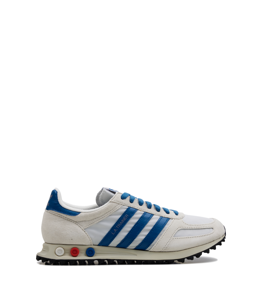 Adidas LA Trainer OG Sneakers in&nbsp;Crystal White&nbsp;/ Dark Marine