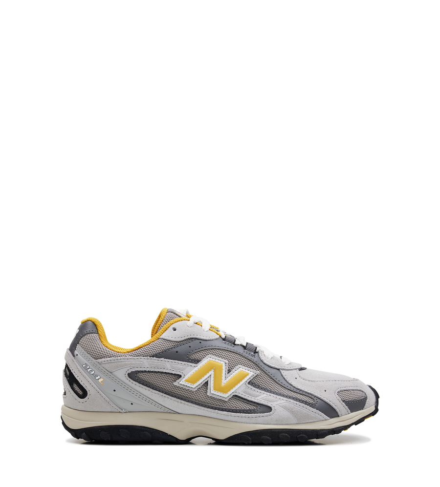 New Balance 2004L Sneakers in Grey and Yellow