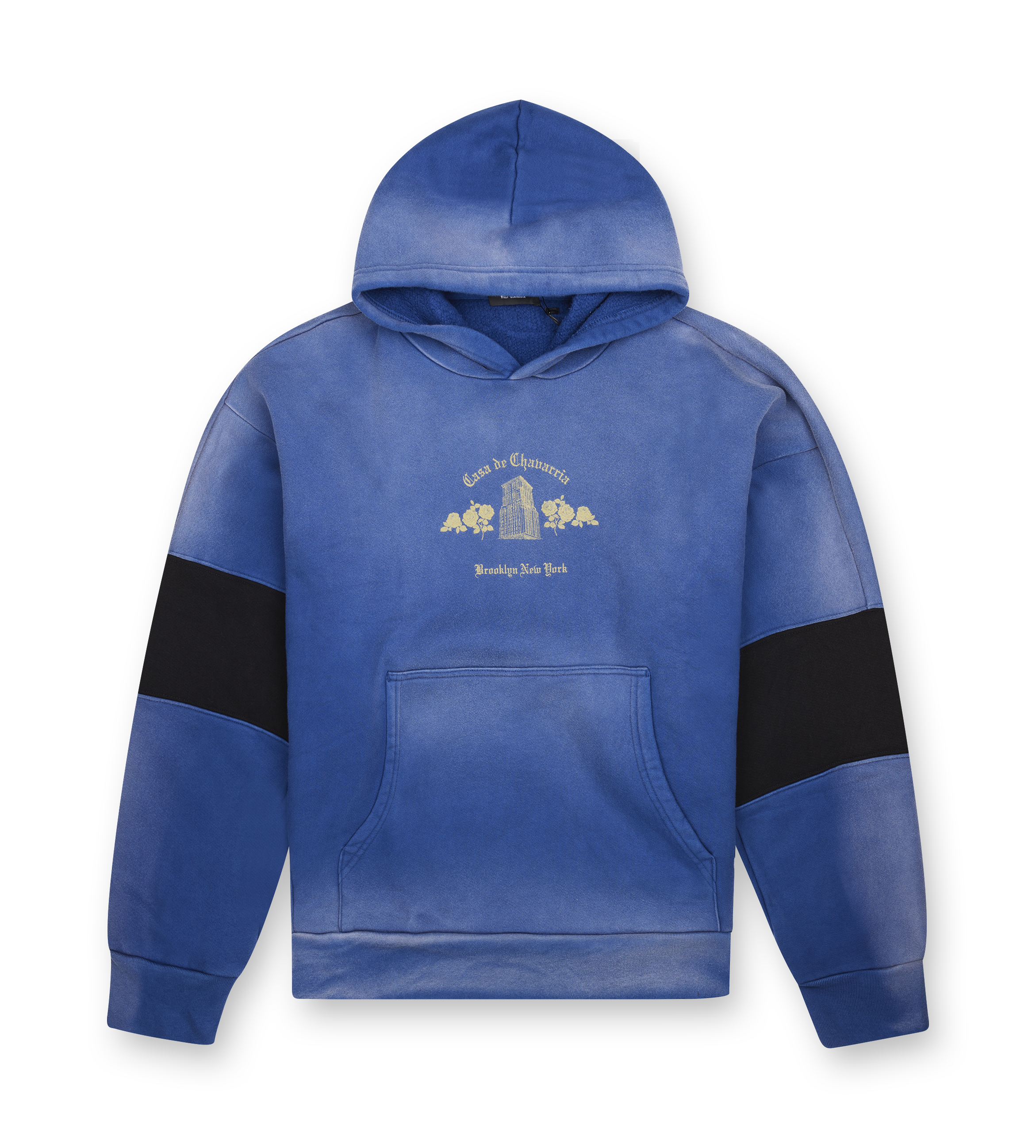 Willy Chavarria Casa De Chavarria Hoodie in Prussian Blue