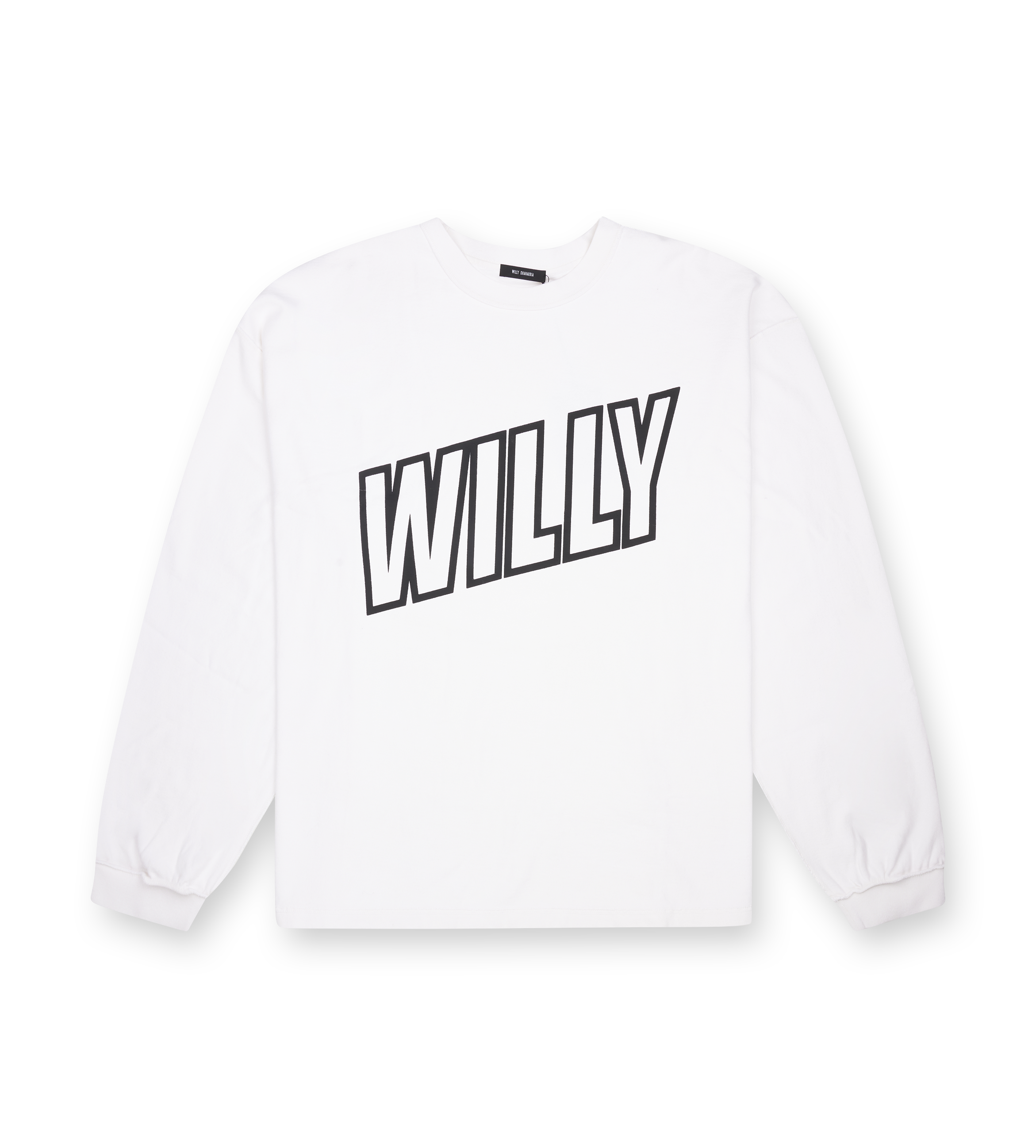 Willy Chavarria WILLY Longsleeve T-Shirt in White