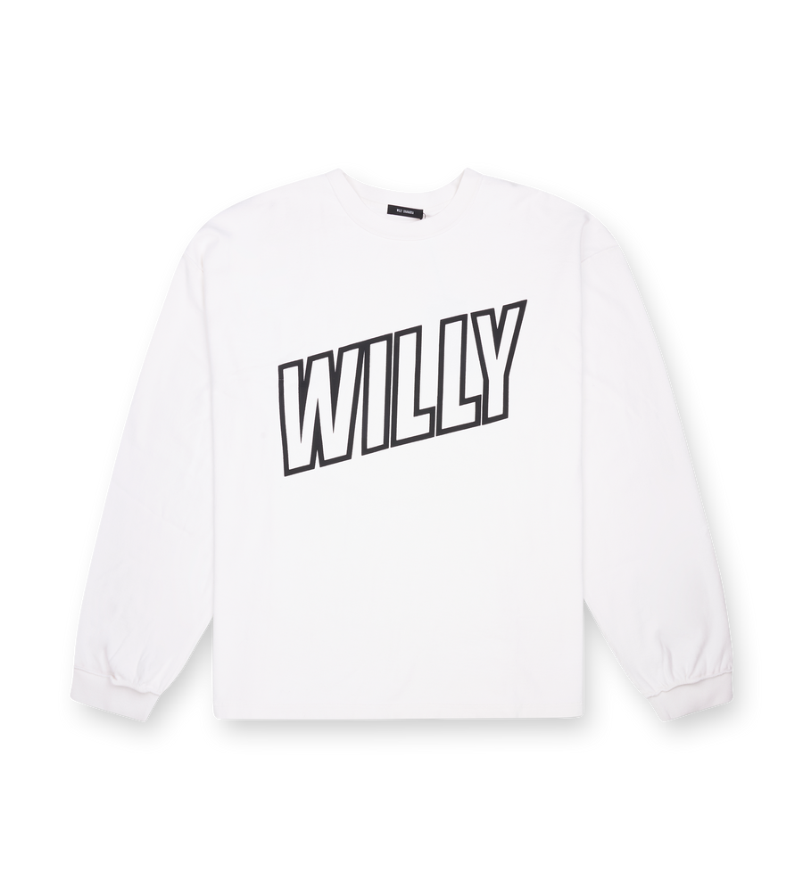 Willy Chavarria WILLY Longsleeve T-Shirt in White