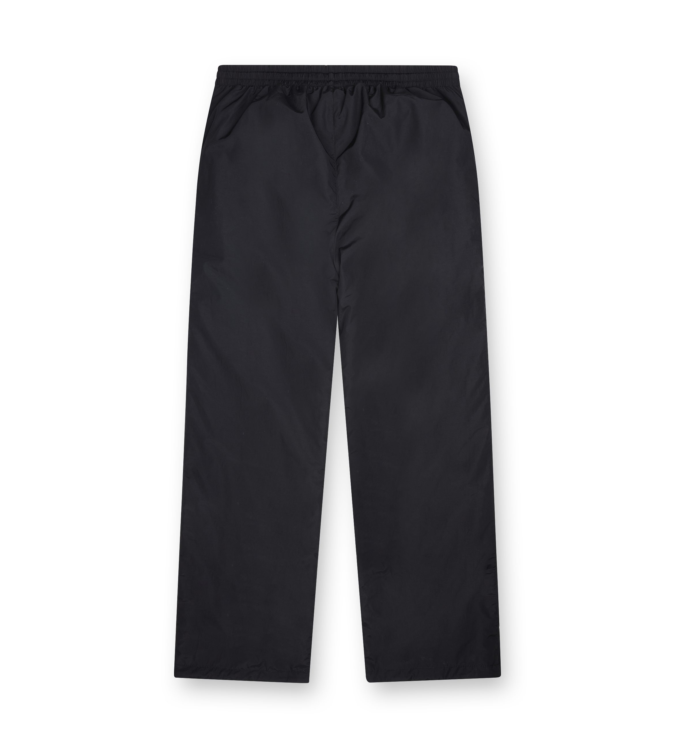 Balenciaga Reversible Techno Cotton Poplin Track Pants in Black/Bordeaux