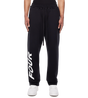 Reconstructed Circles Straight Leg Pants Black