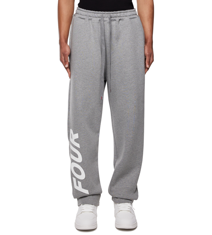 Reconstructed Circles Straight Leg Pants Grey Melange