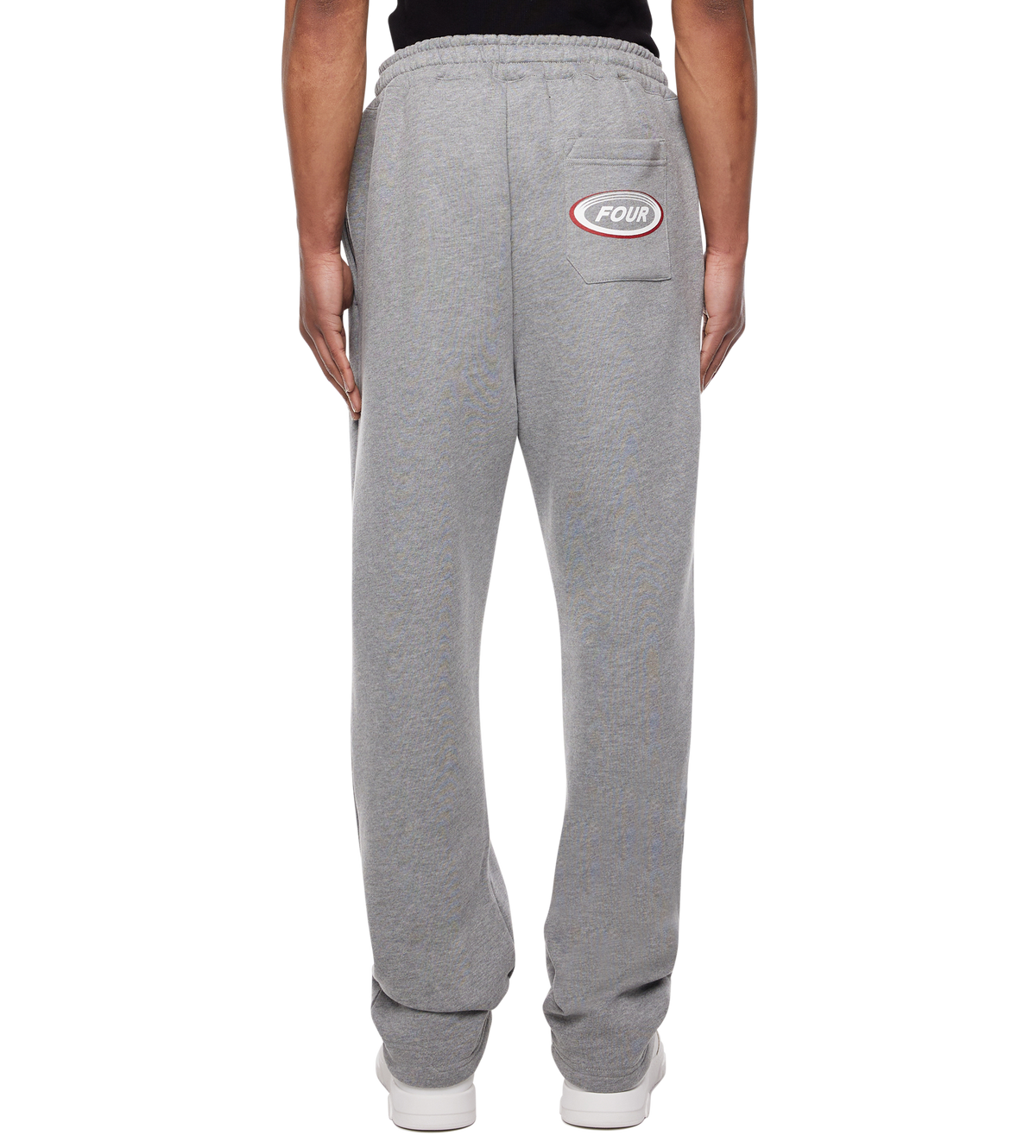 Reconstructed Circles Straight Leg Pants Grey Melange