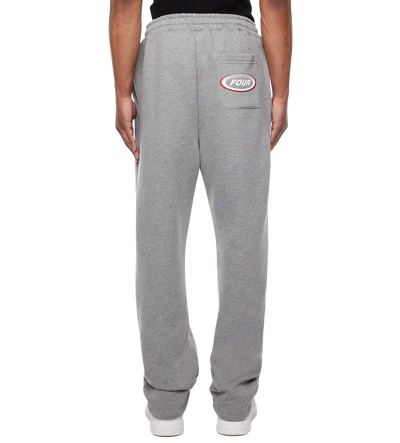 Reconstructed Circles Straight Leg Pants Grey Melange