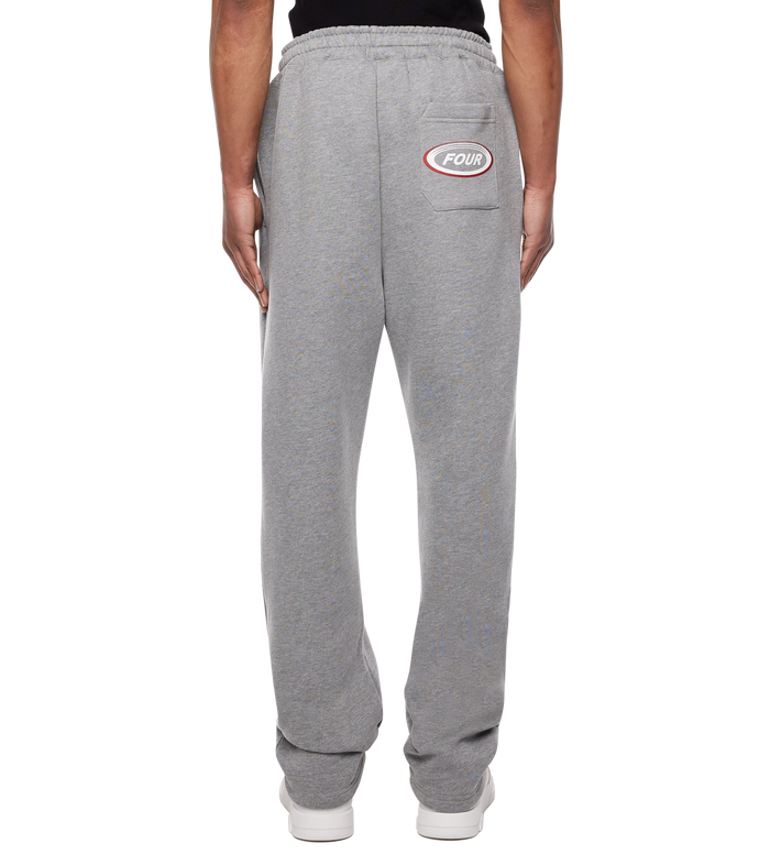 Reconstructed Circles Straight Leg Pants Grey Melange
