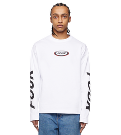 Reconstructed Circles Longsleeve White