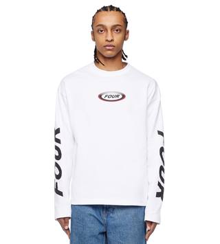 Reconstructed Circles Longsleeve White