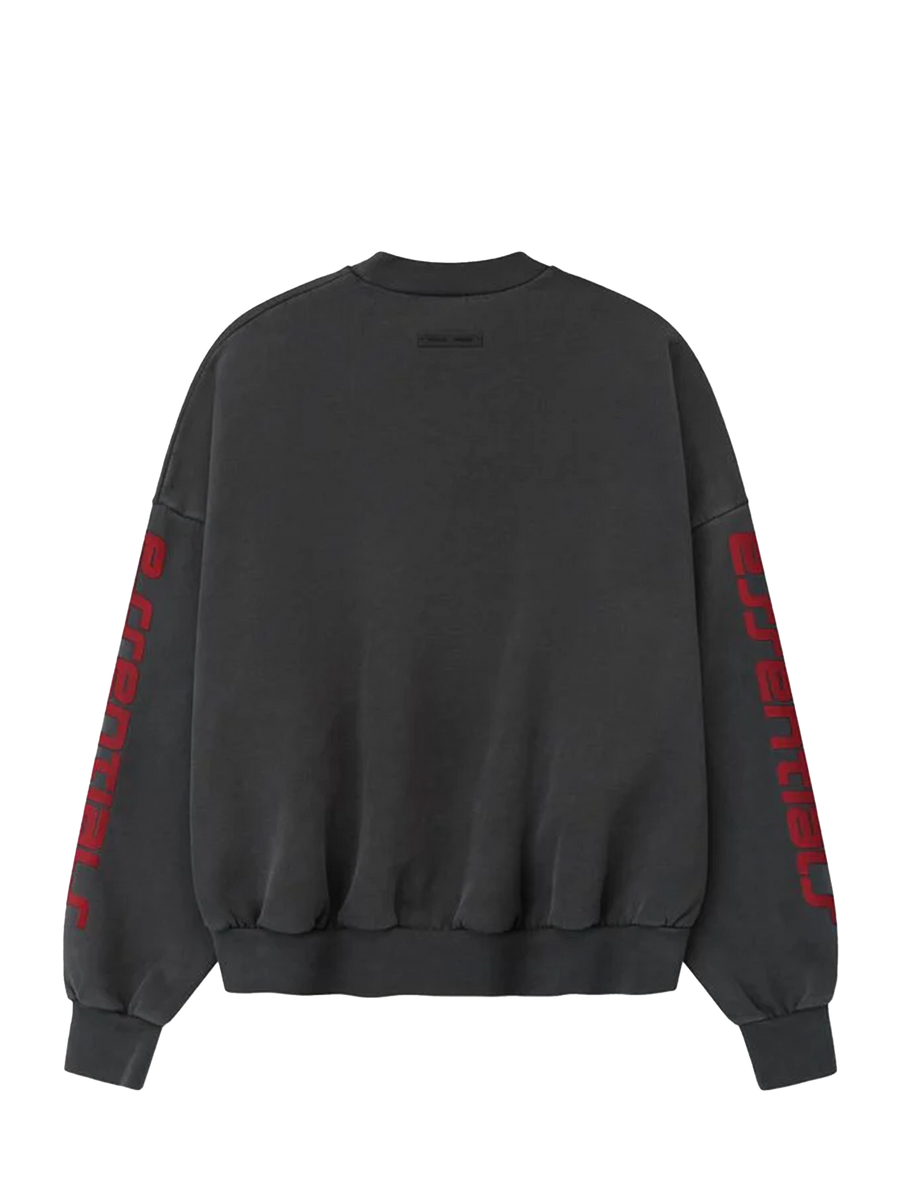 Fear of God Zwaar fleece cropped relaxed sweatshirt in ijzergrijs