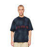 After 4PM Destroyed Boxy T-shirt Washed Black