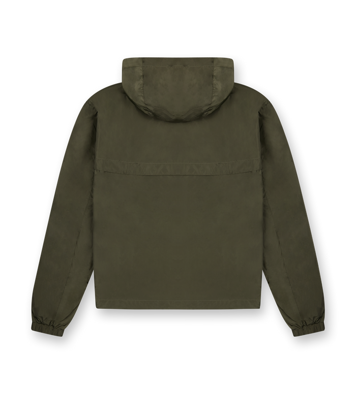Sport Windbreaker Nylon Jacket Moss Green
