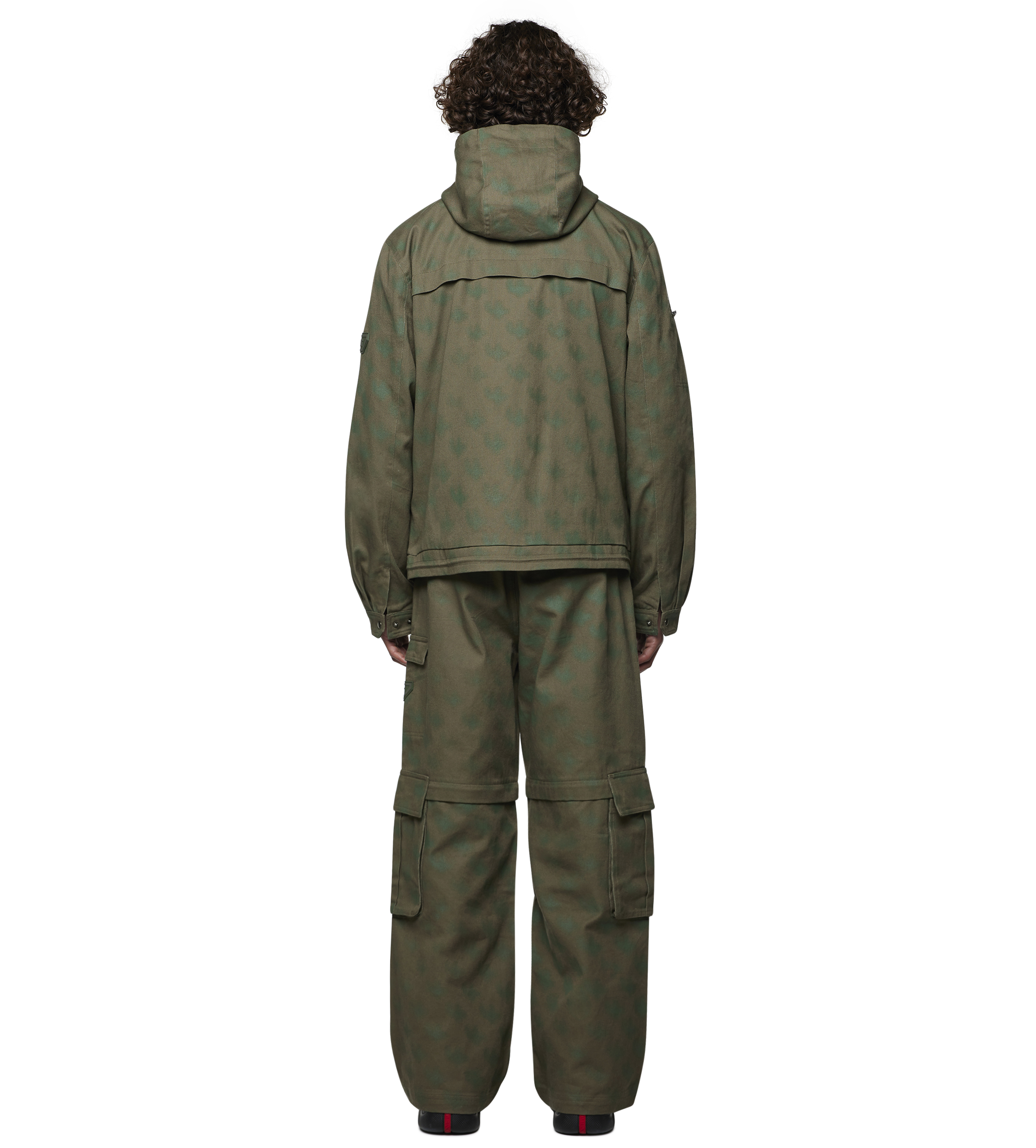 Square Logo Workwear Jacket Moss Green