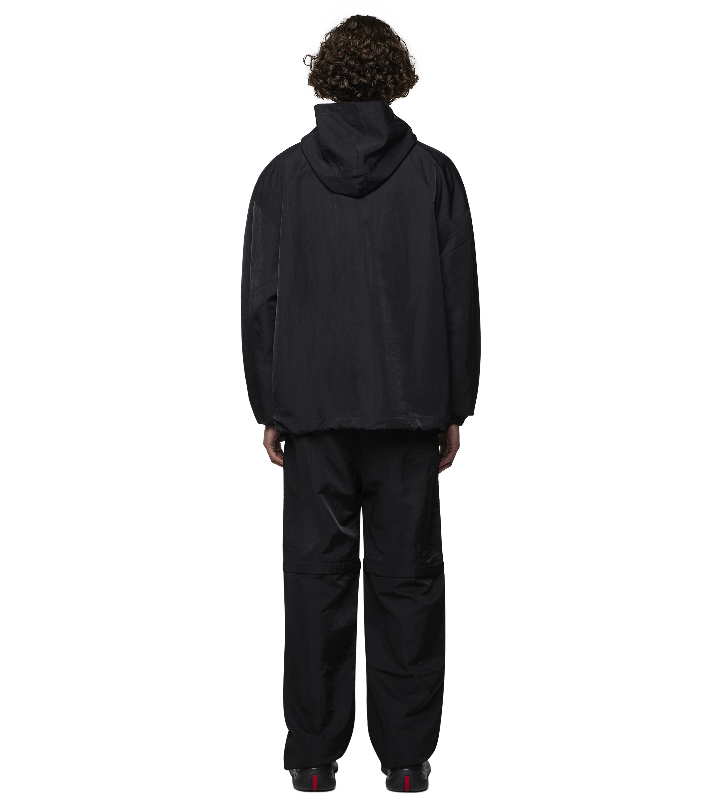 Double Layered Anorak - C9 Square Logo - Black