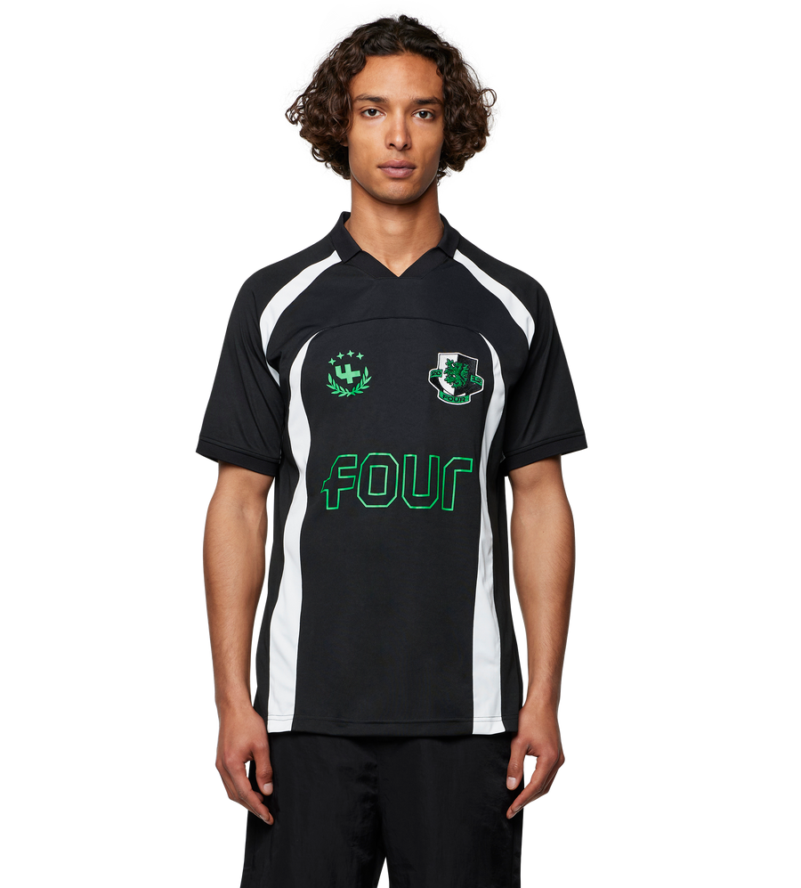 Football T-shirt - C9 Logo – Black/ White