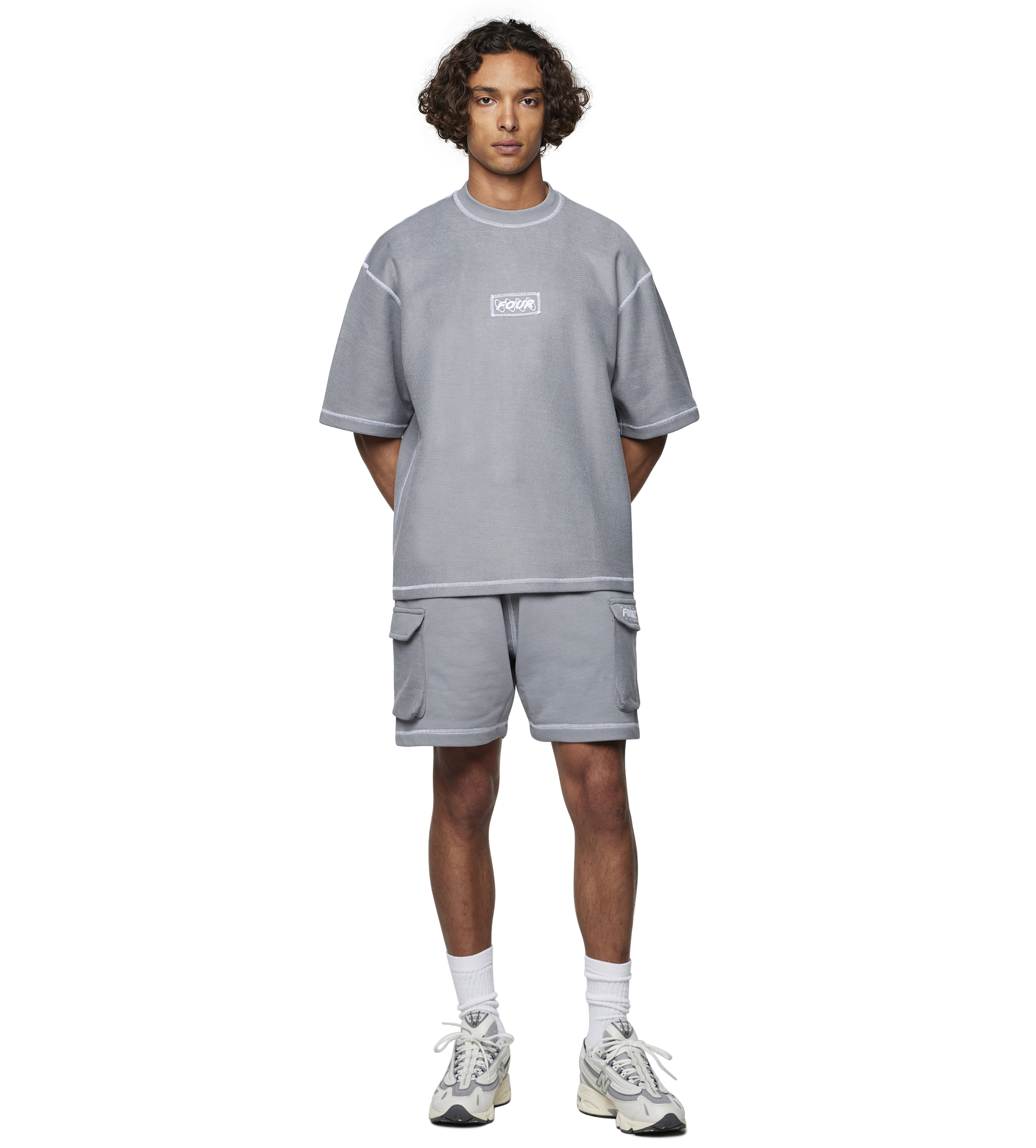 Inside Out T-shirt Mockingbird Grey