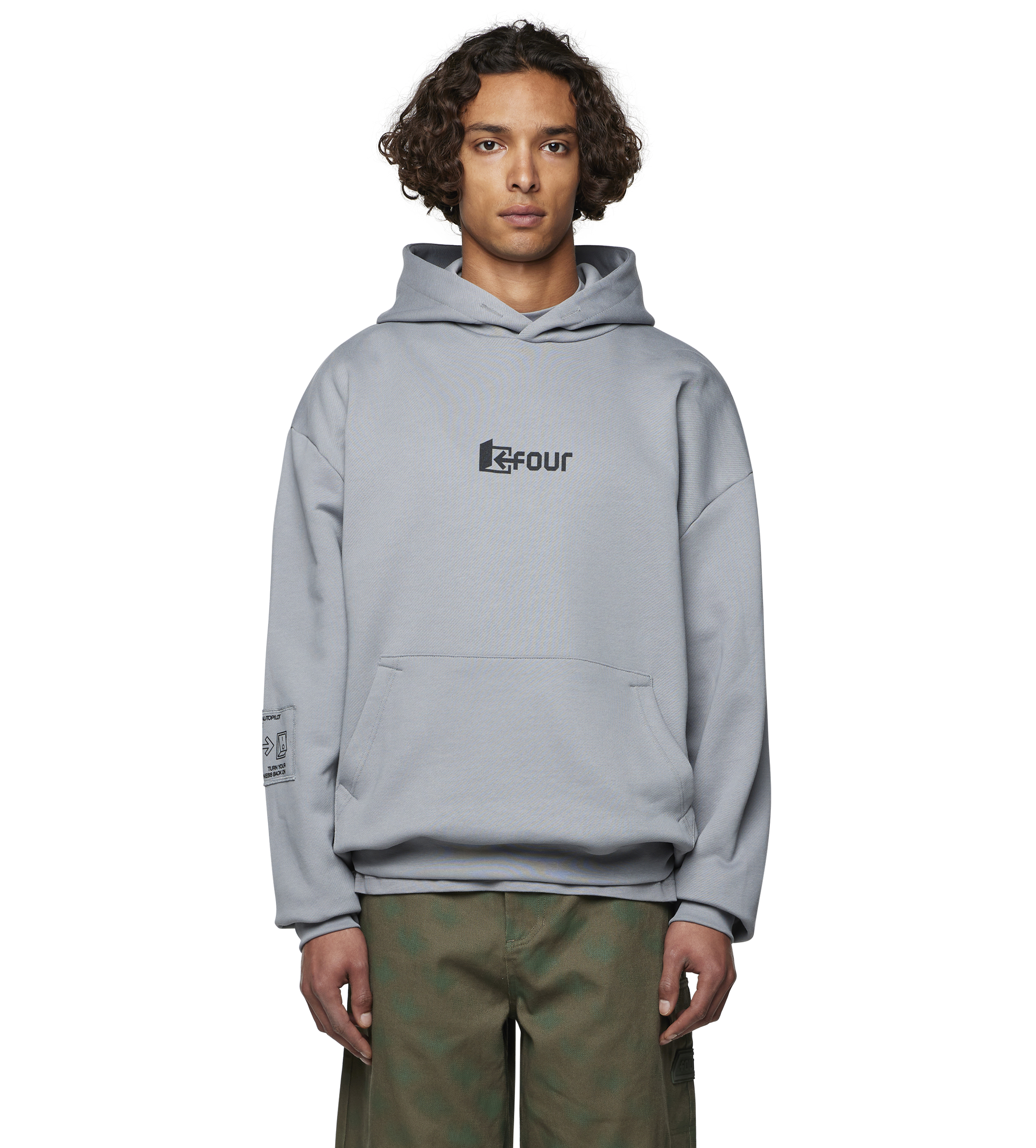 Exit Eye Hoodie Mockingbird Grey