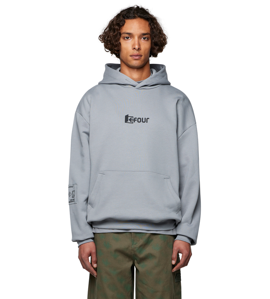 Exit Eye Hoodie Mockingbird Grey