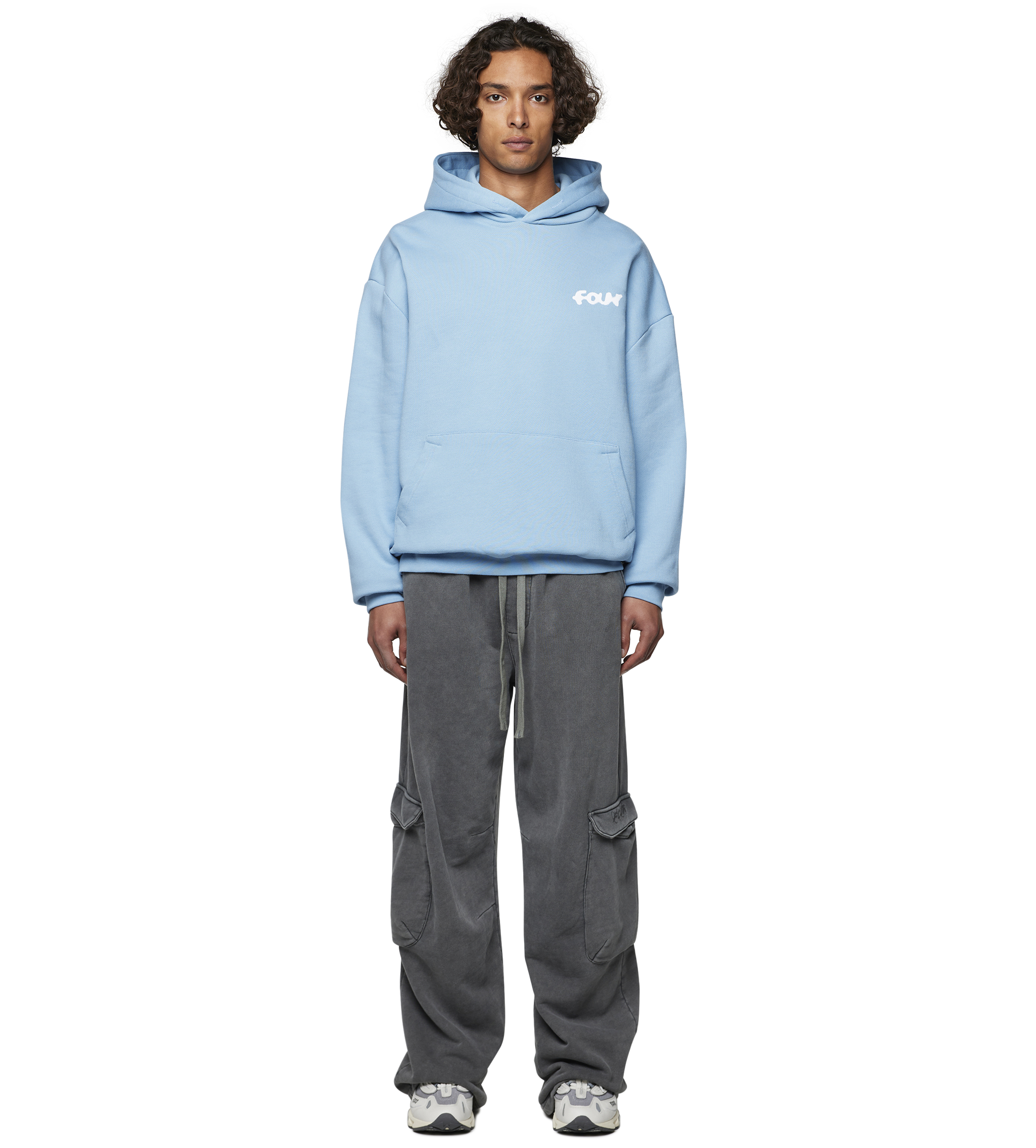 4 Transformation Hoodie Ice Blue