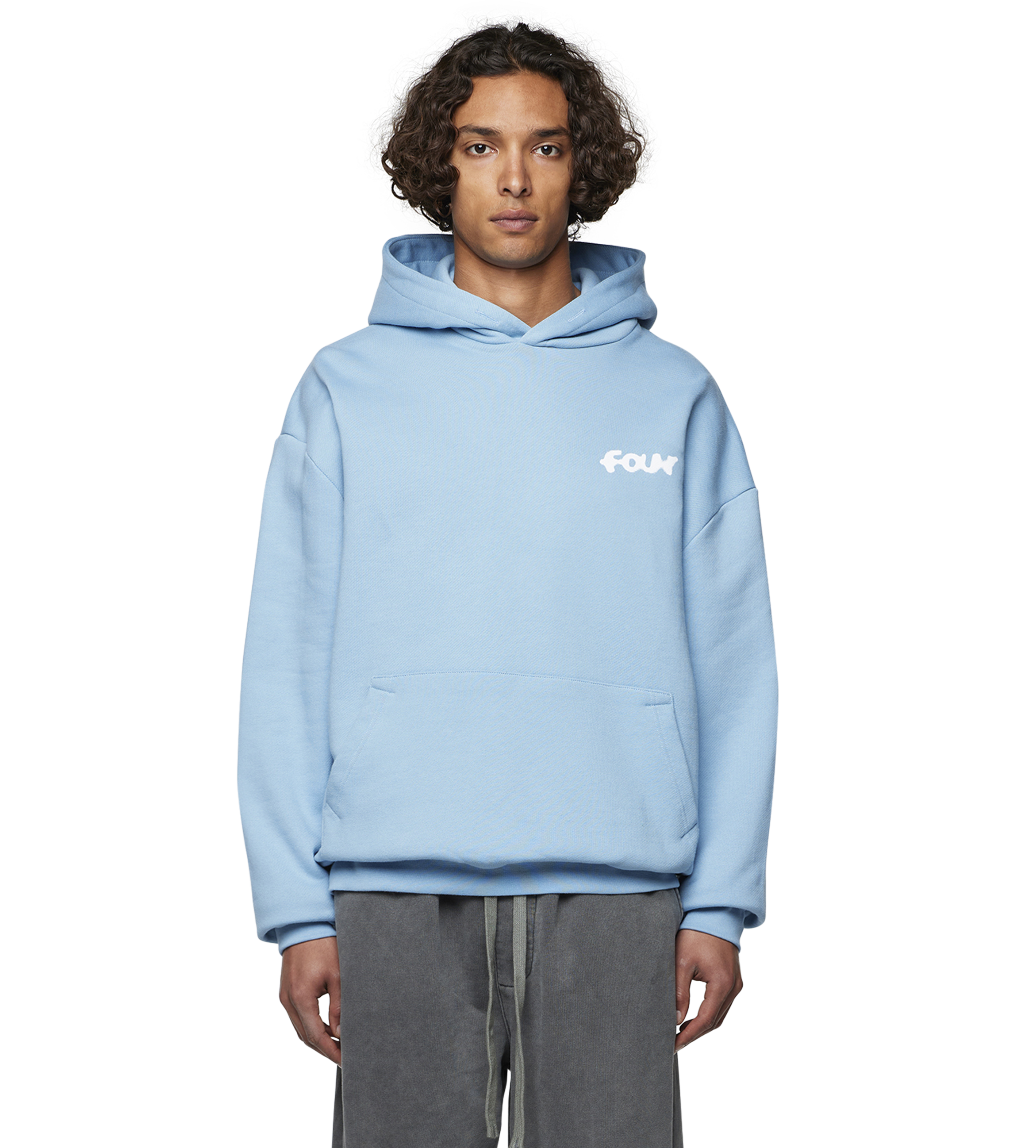 4 Transformation Hoodie Ice Blue