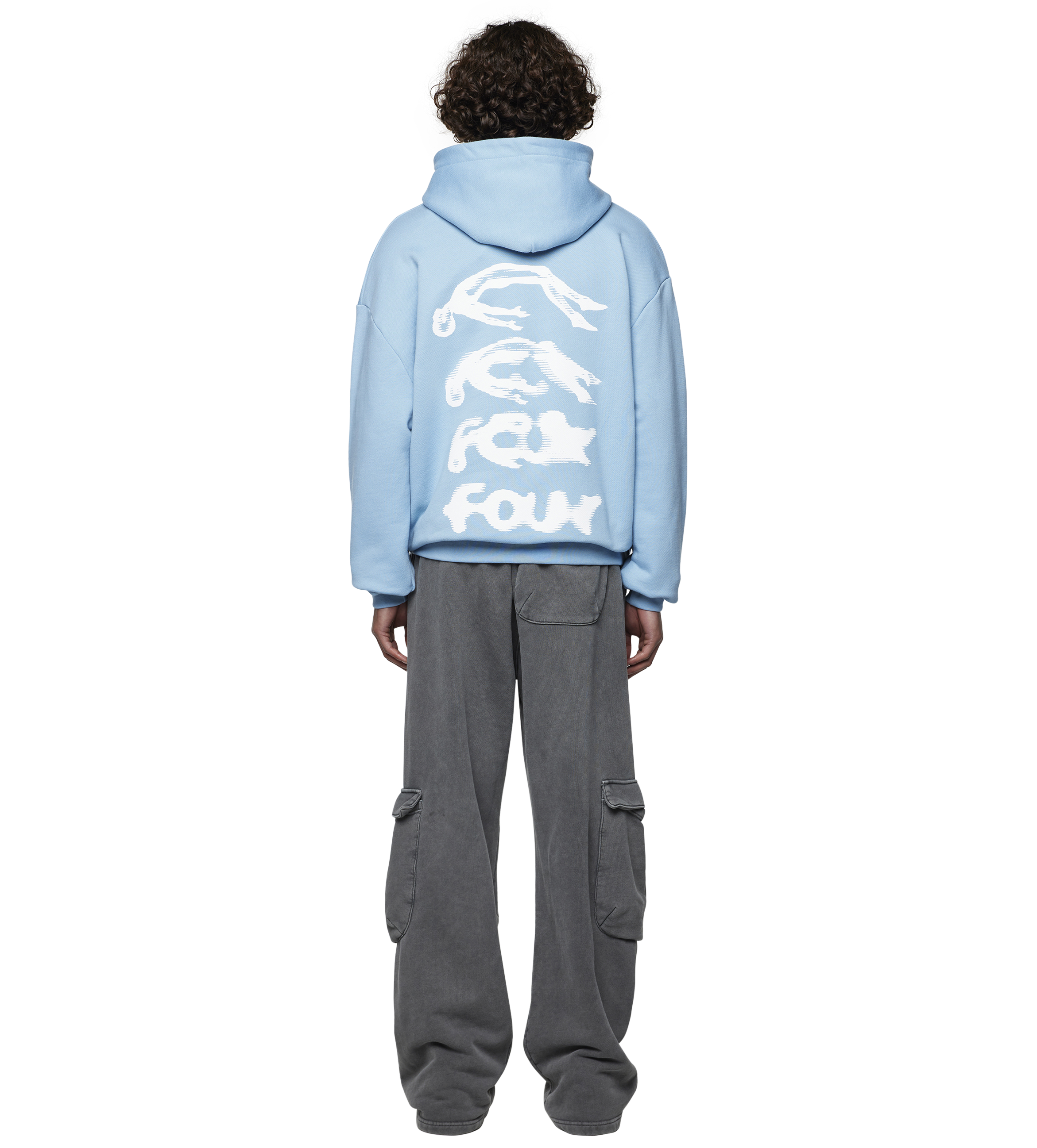 4 Transformation Hoodie Ice Blue