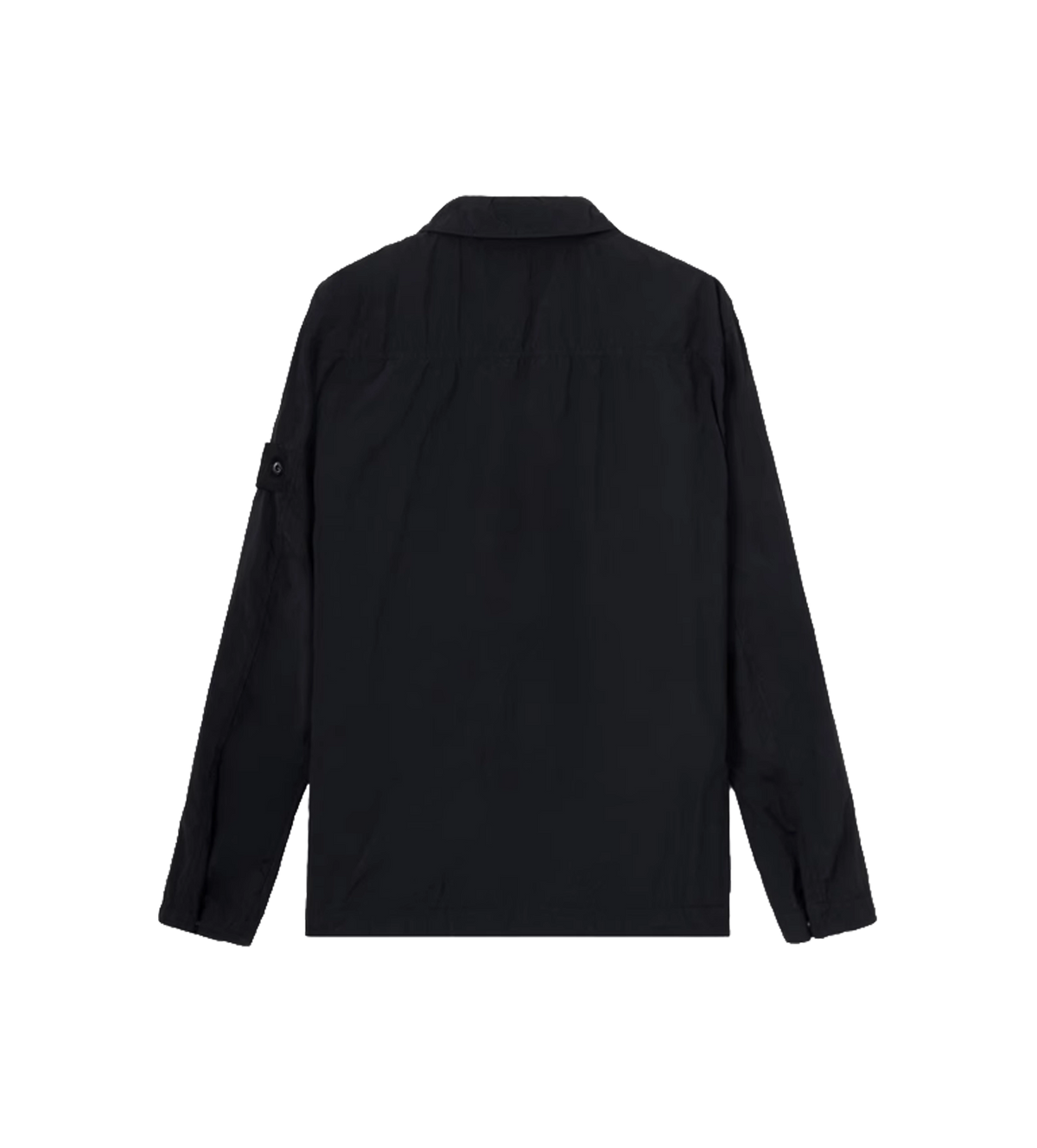 Ghost Nylon Smerigliato Overshirt Black