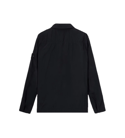 Ghost Nylon Smerigliato Overshirt Black