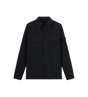 Ghost Nylon Smerigliato Overshirt Black